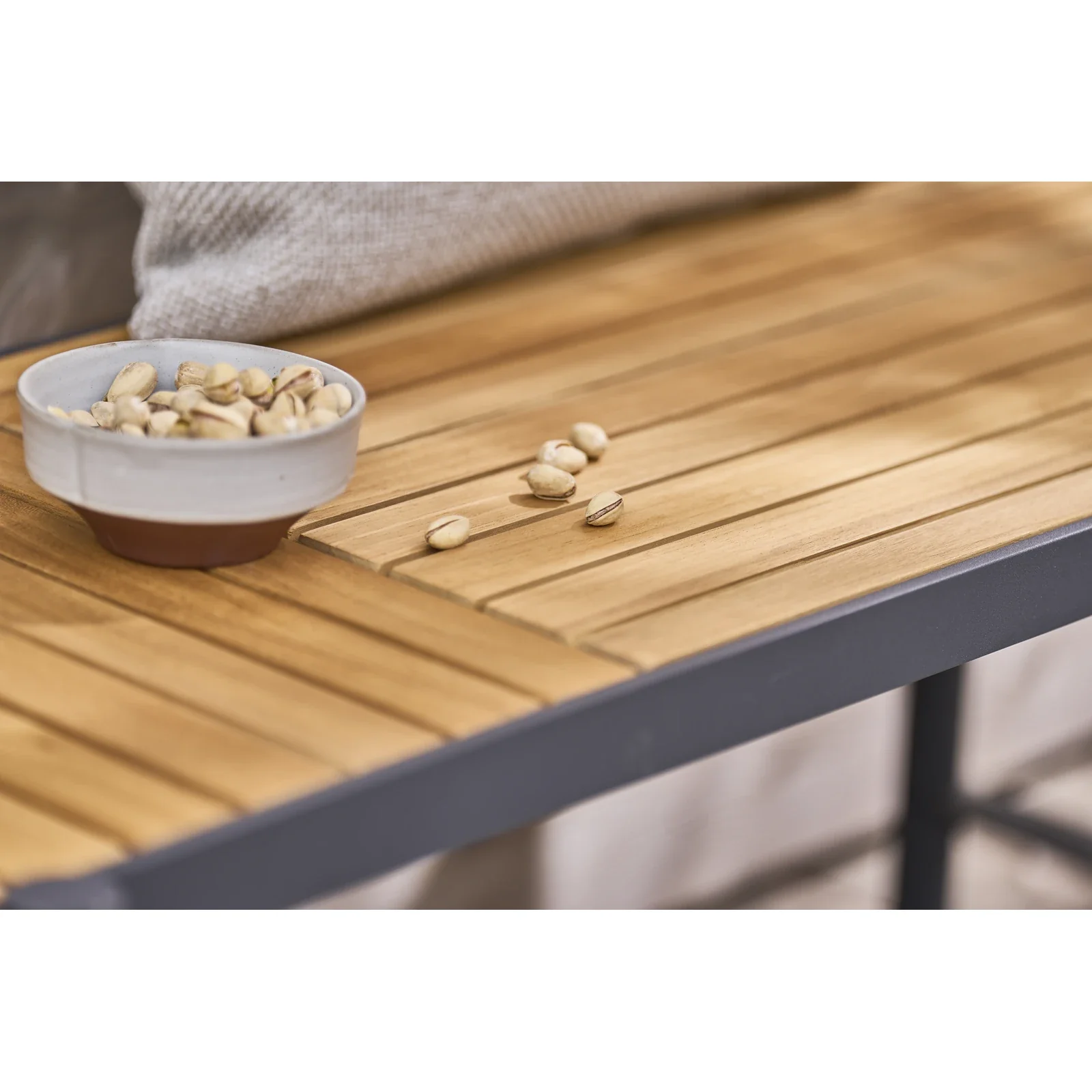 mindo 117 - Outdoor Sitzbank mit Schale aus Teak und Aluminium 180 cm - Image 10