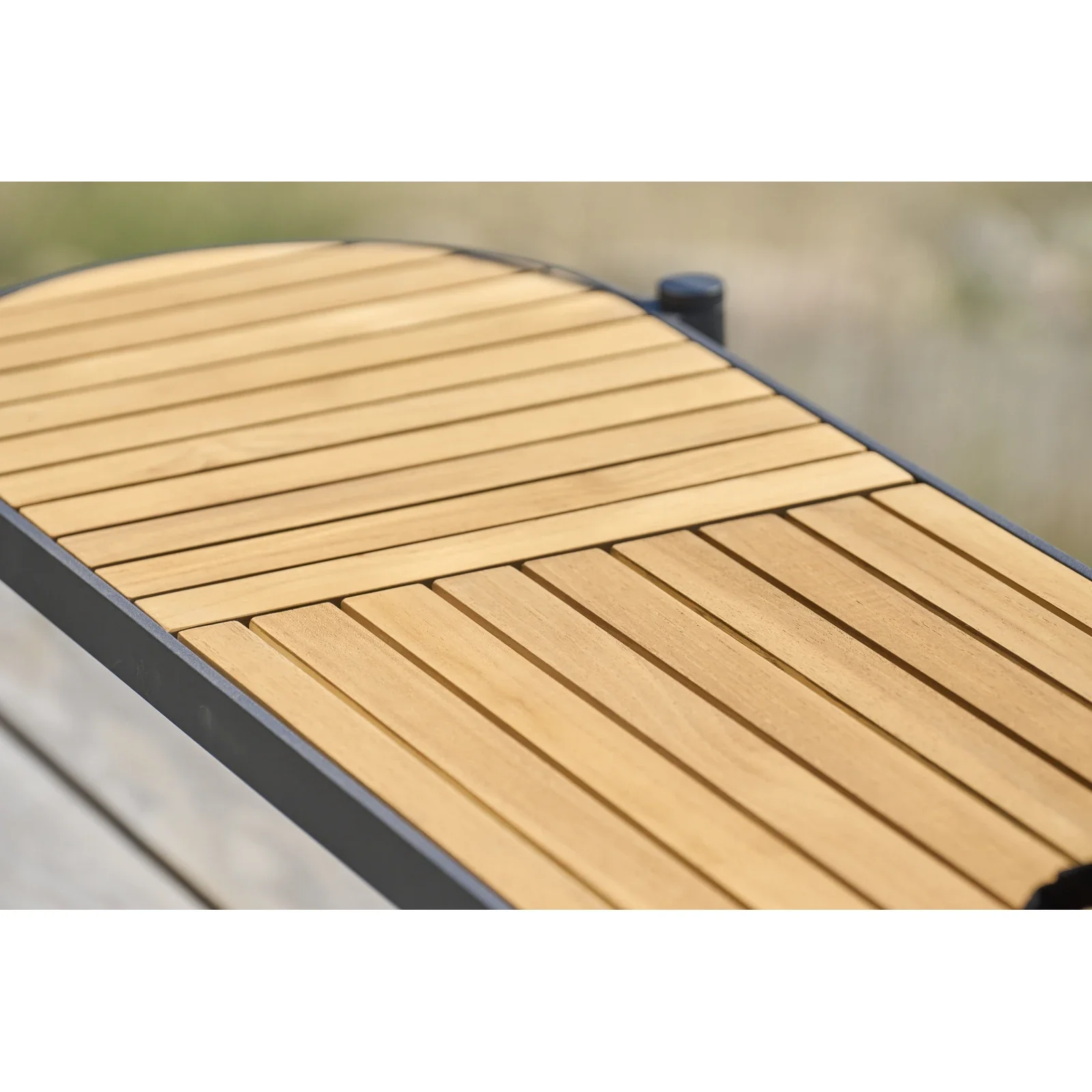 mindo 117 - Outdoor Sitzbank mit Schale aus Teak und Aluminium 180 cm - Image 9