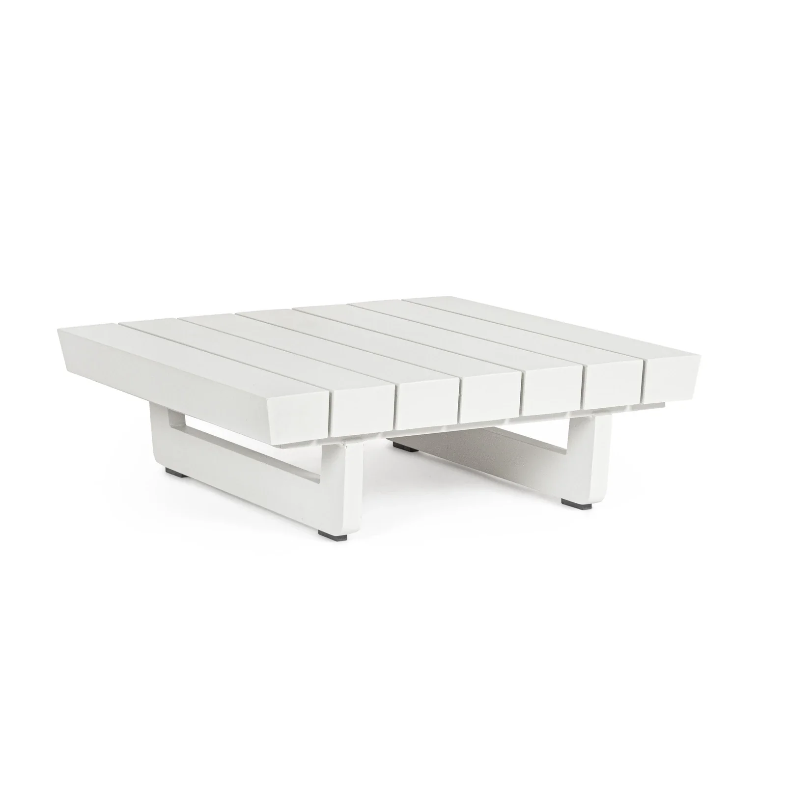 Modularer Garten Couchtisch Weiß WH20 Infinity