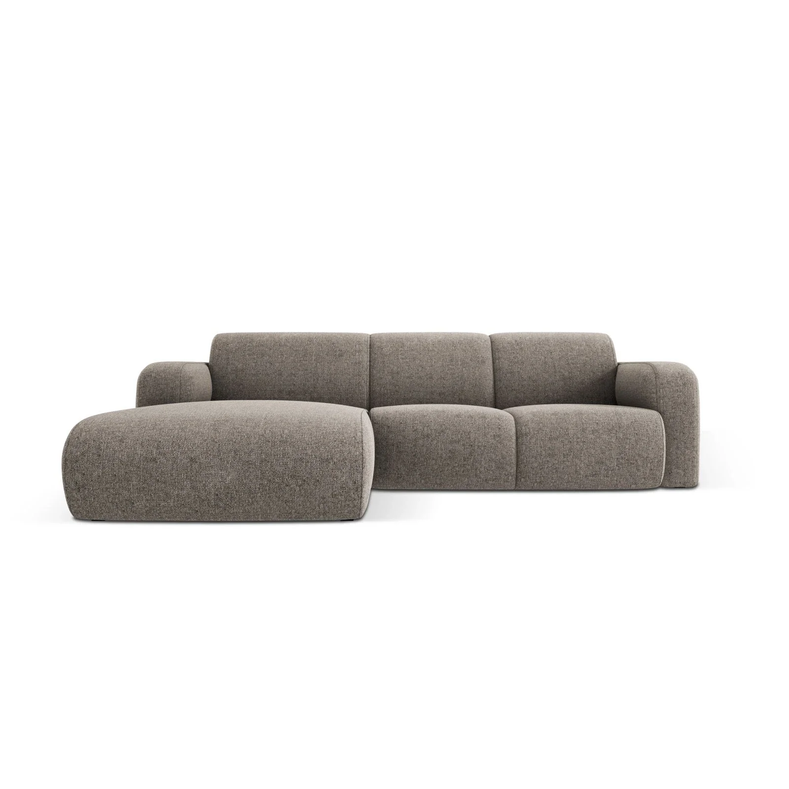 Molino 4-Sitzer Ecksofa Links, mit Bezug aus Chenille oder Boucle, 250x170 cm - Image 100