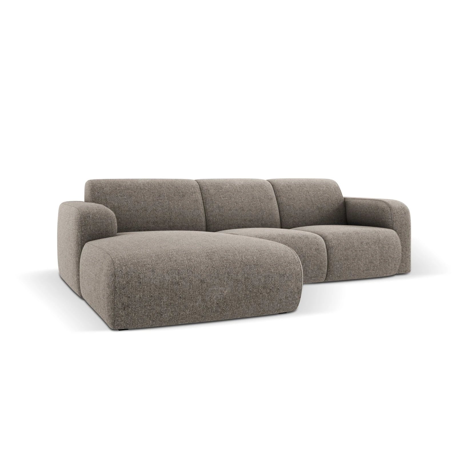 Molino 4-Sitzer Ecksofa Links, mit Bezug aus Chenille oder Boucle, 250x170 cm - Image 102
