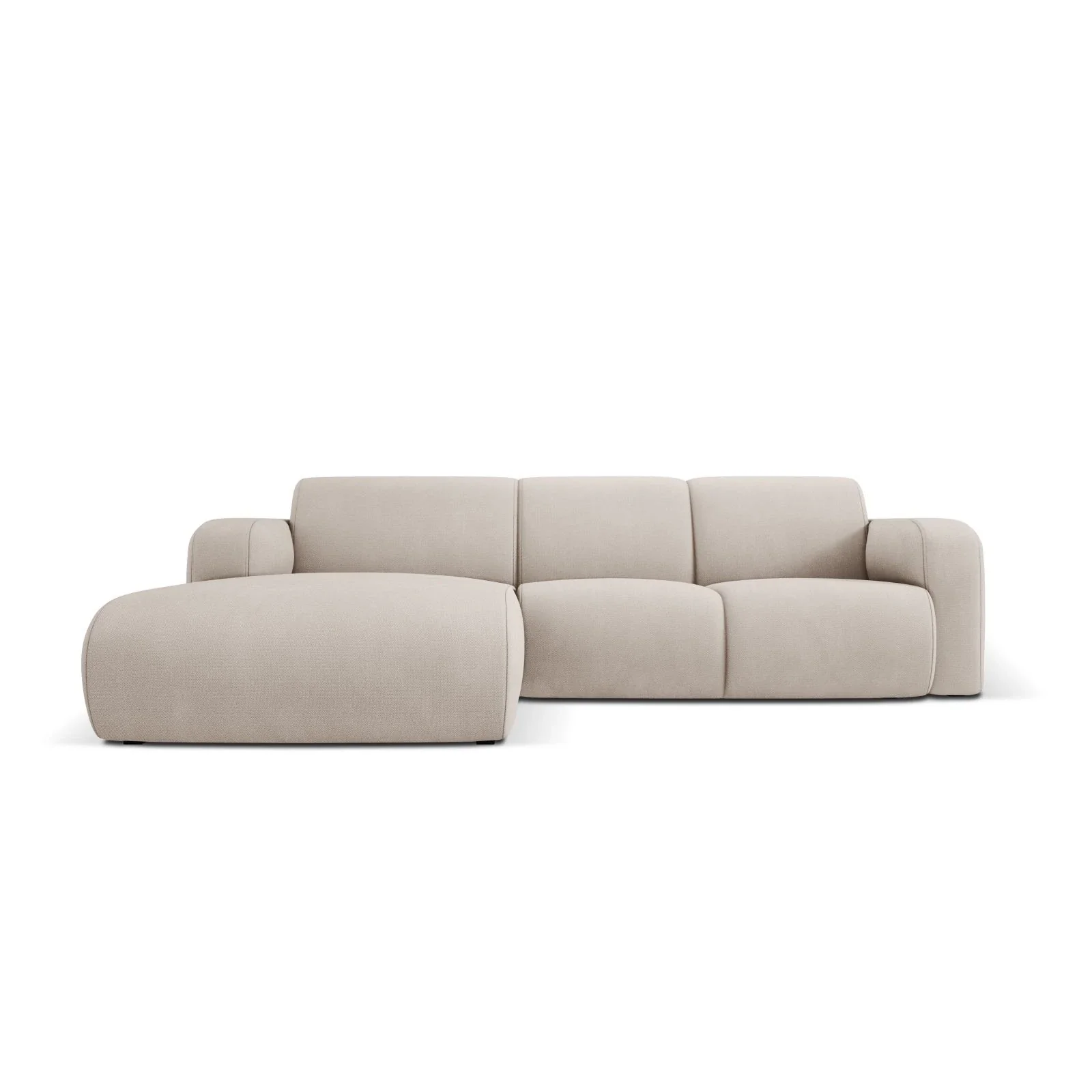 Molino 4-Sitzer Ecksofa Links, mit Bezug aus Chenille oder Boucle, 250x170 cm - Image 112