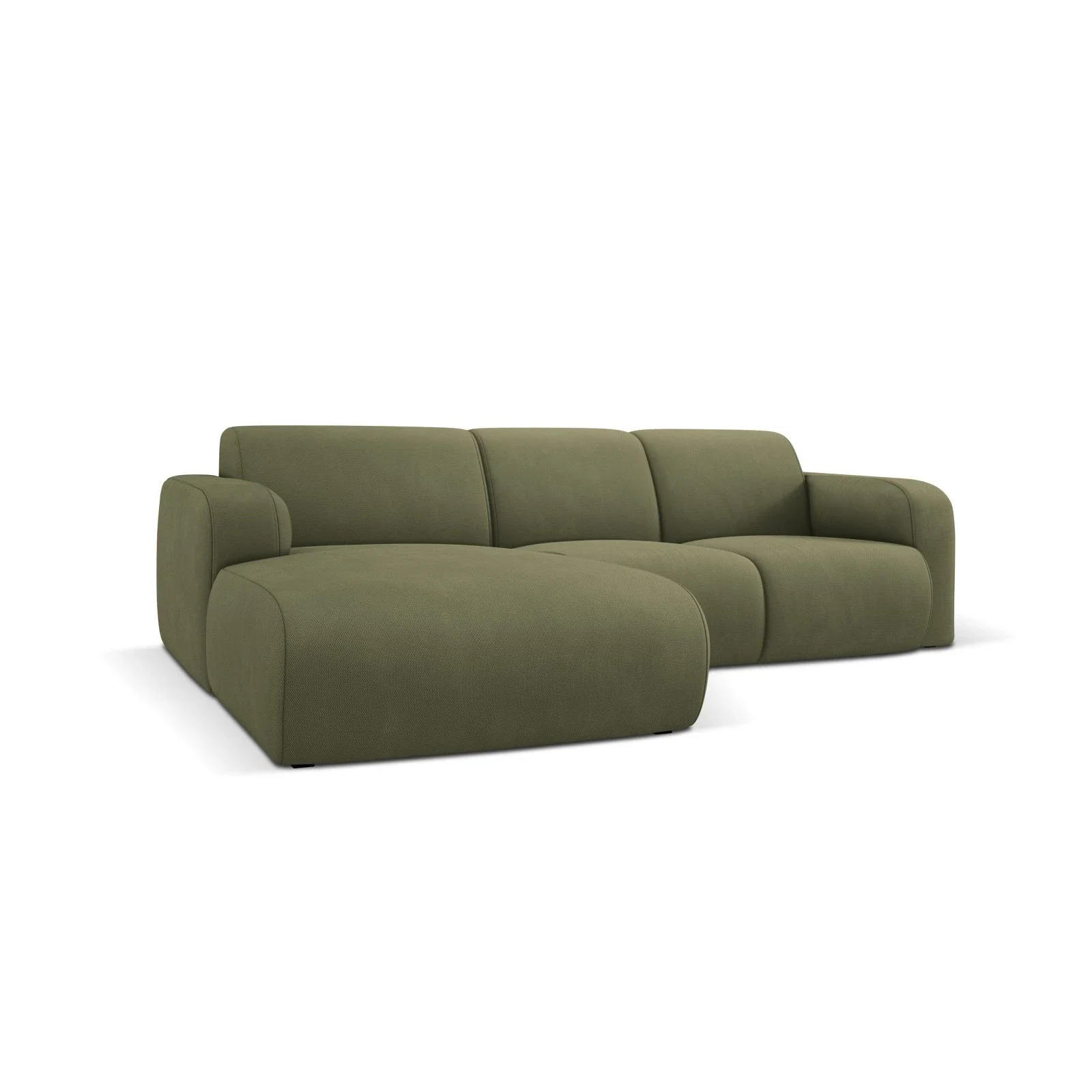 Molino 4-Sitzer Ecksofa Links, mit Bezug aus Chenille oder Boucle, 250x170 cm - Image 128
