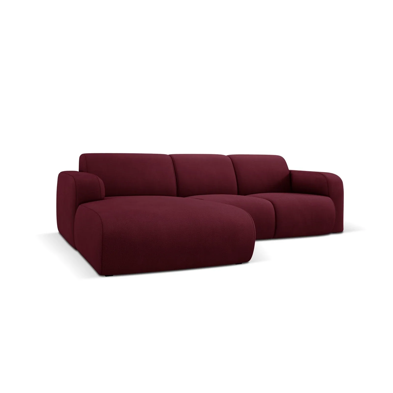 Molino 4-Sitzer Ecksofa Links, mit Bezug aus Chenille oder Boucle, 250x170 cm - Image 133