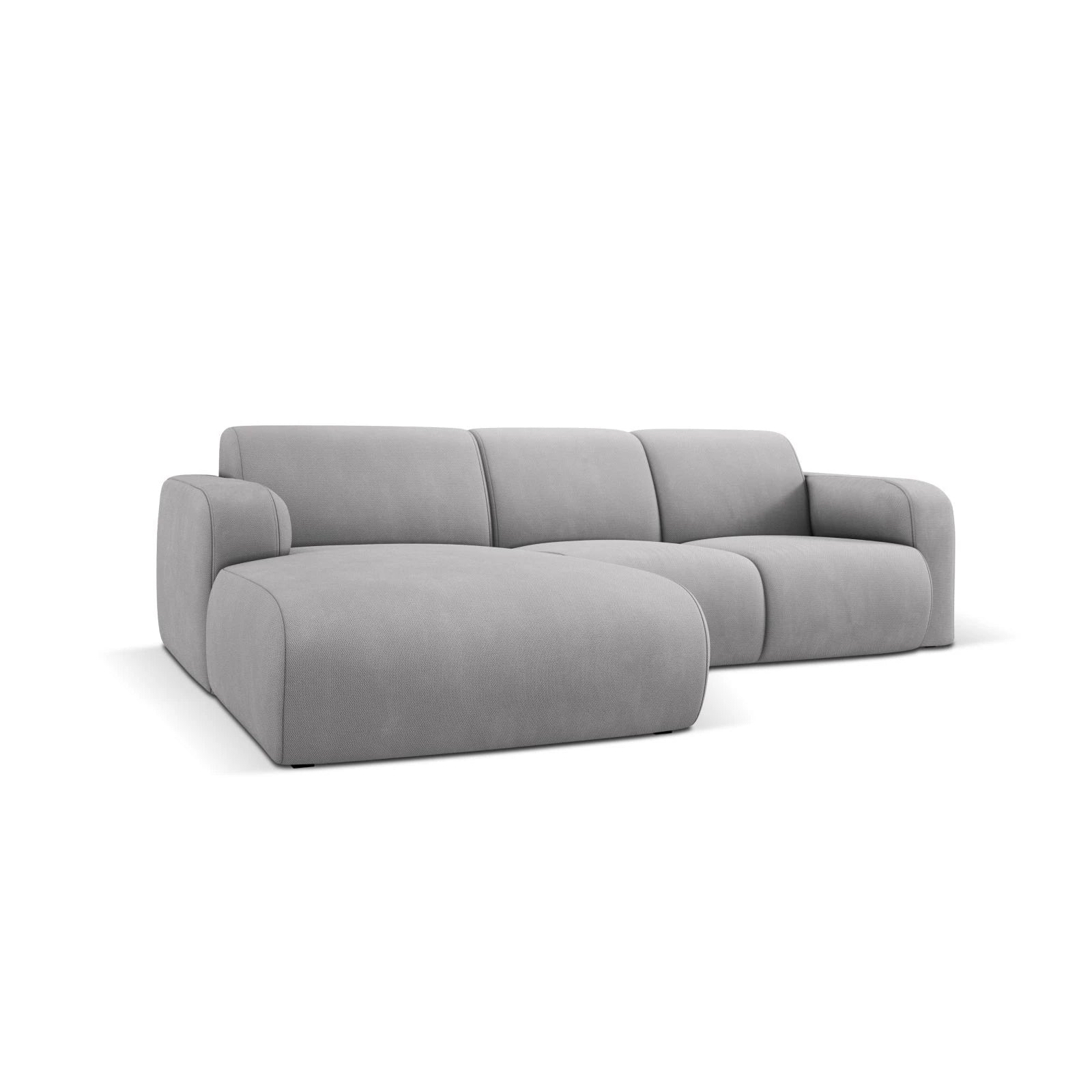 Molino 4-Sitzer Ecksofa Links, mit Bezug aus Chenille oder Boucle, 250x170 cm - Image 163