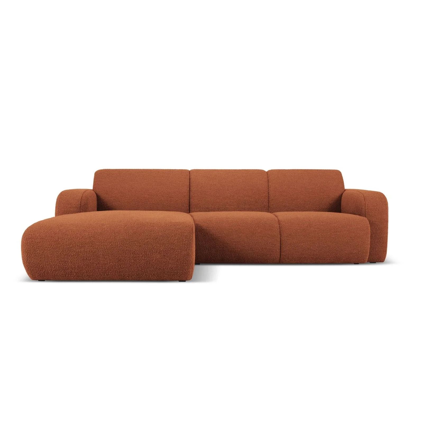 Molino 4-Sitzer Ecksofa Links, mit Bezug aus Chenille oder Boucle, 250x170 cm - Image 23