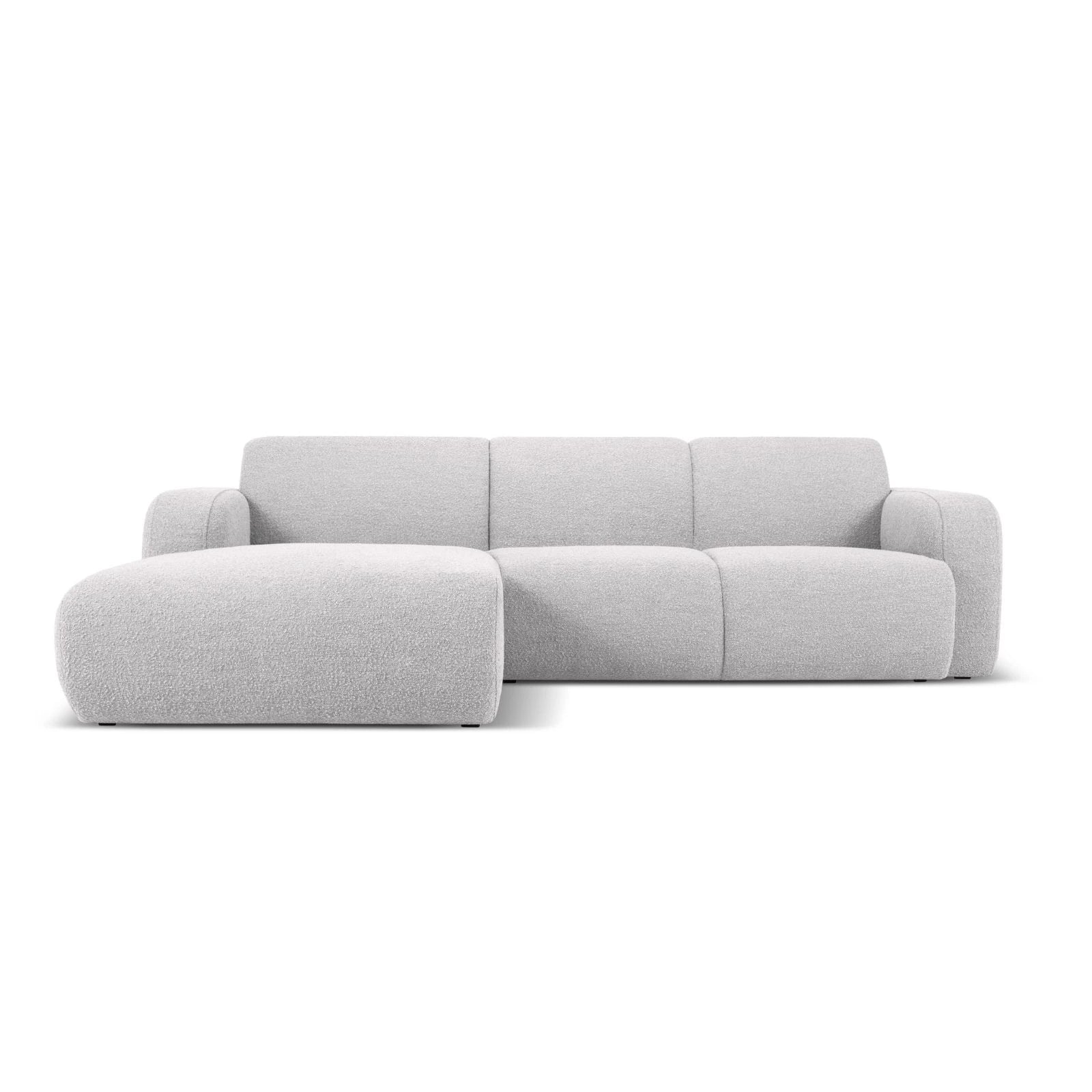 Molino 4-Sitzer Ecksofa Links, mit Bezug aus Chenille oder Boucle, 250x170 cm - Image 37