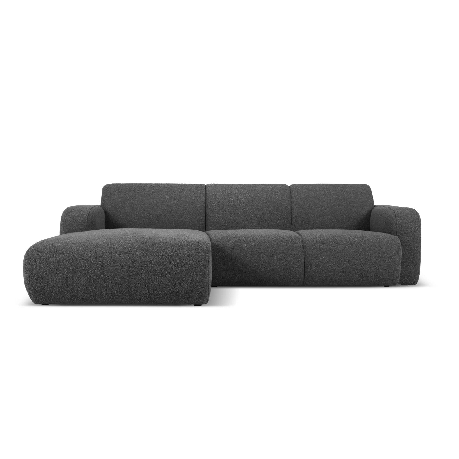 Molino 4-Sitzer Ecksofa Links, mit Bezug aus Chenille oder Boucle, 250x170 cm - Image 44