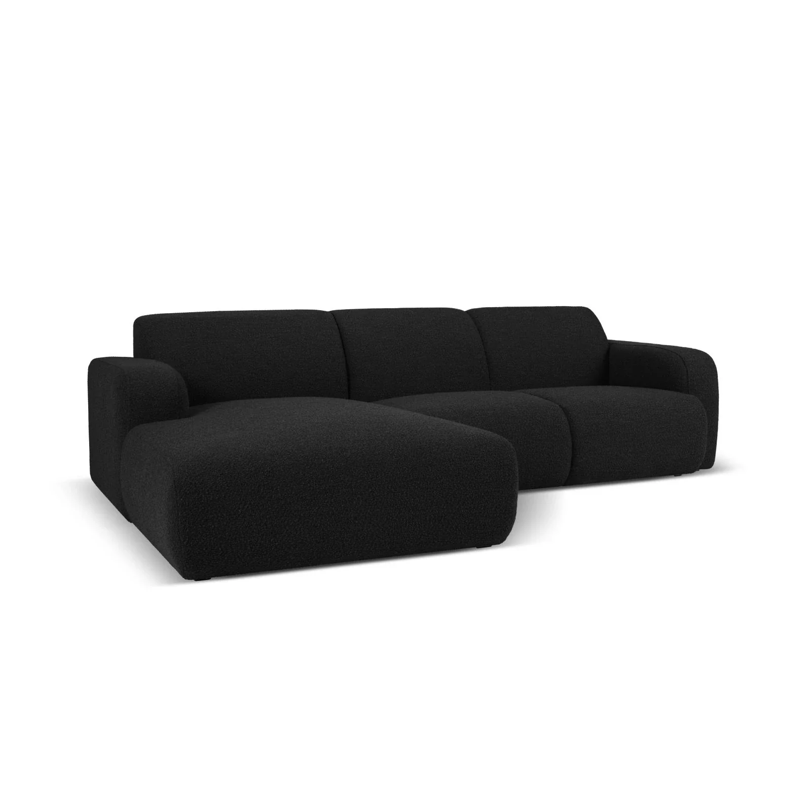 Molino 4-Sitzer Ecksofa Links, mit Bezug aus Chenille oder Boucle, 250x170 cm - Image 52