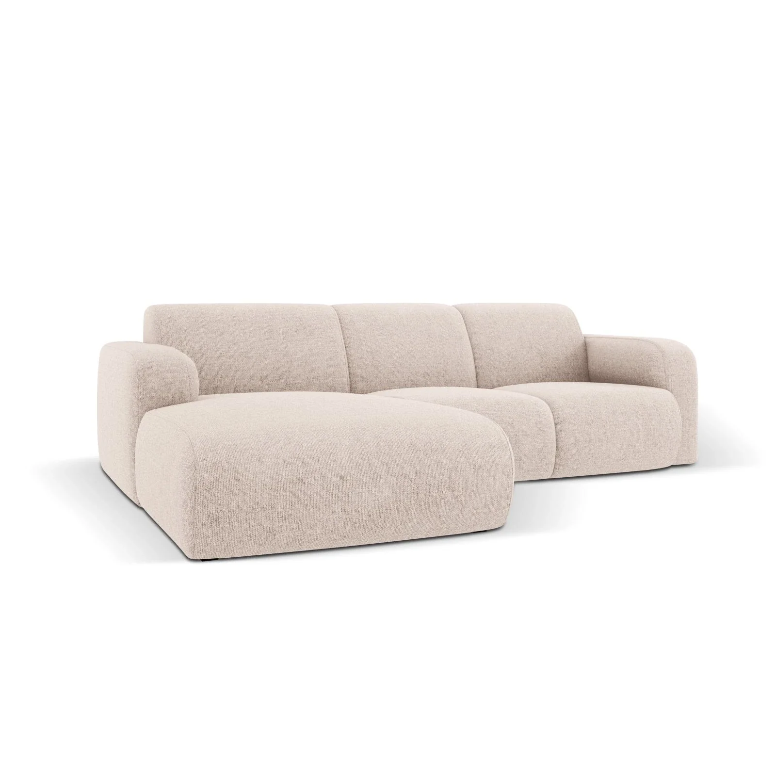 Molino 4-Sitzer Ecksofa Links, mit Bezug aus Chenille oder Boucle, 250x170 cm - Image 66