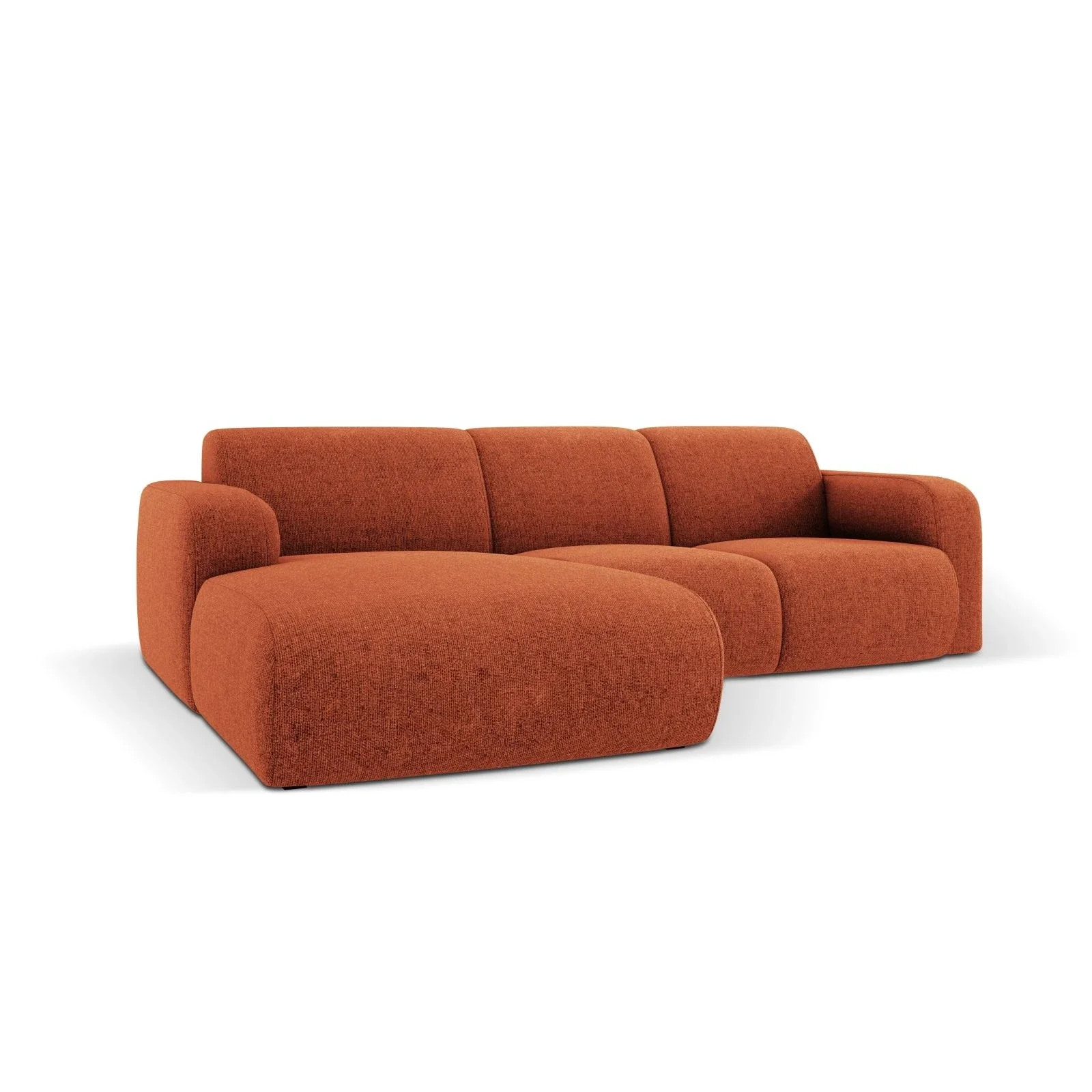 Molino 4-Sitzer Ecksofa Links, mit Bezug aus Chenille oder Boucle, 250x170 cm - Image 72
