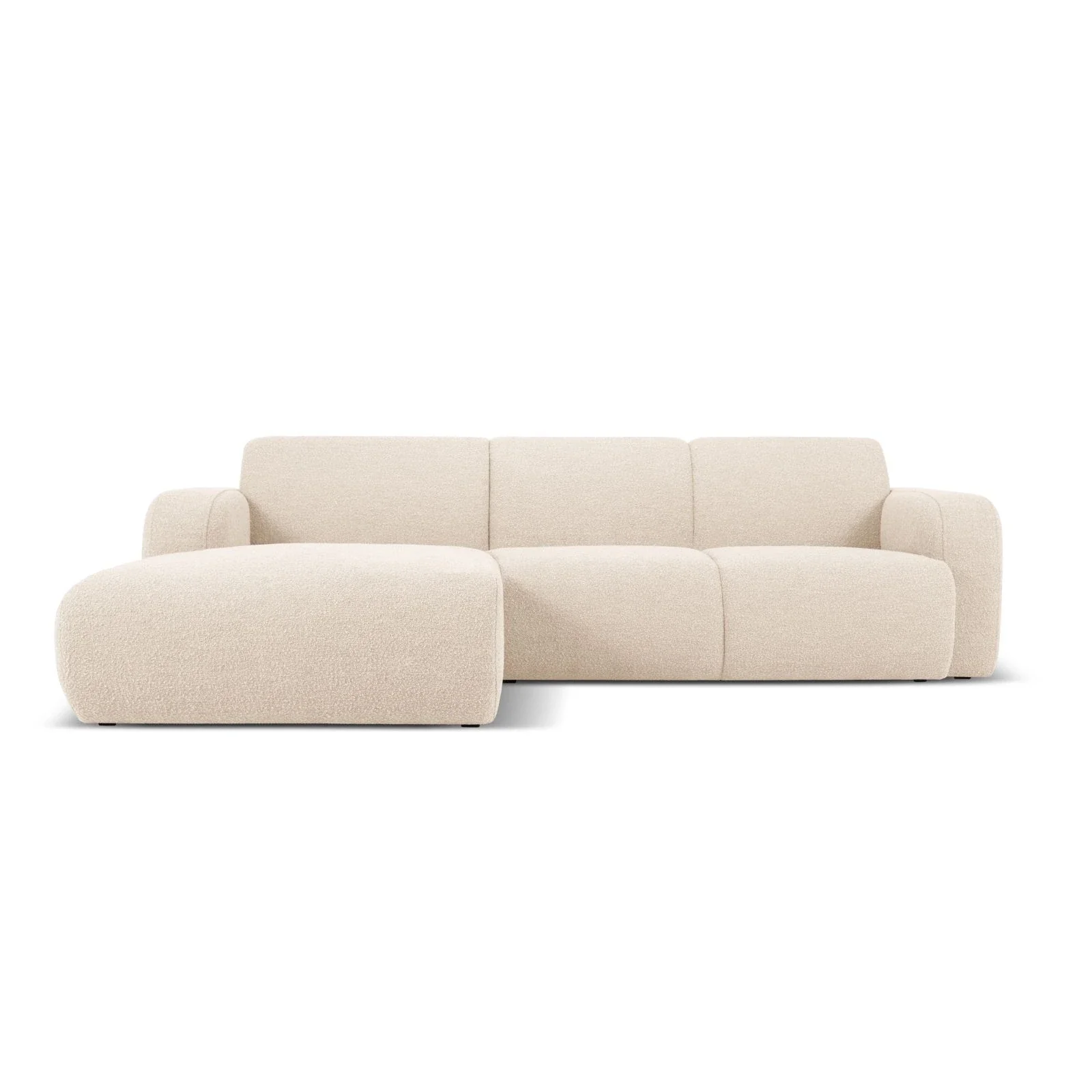 Molino 4-Sitzer Ecksofa Links, mit Bezug aus Chenille oder Boucle, 250x170 cm - Image 9