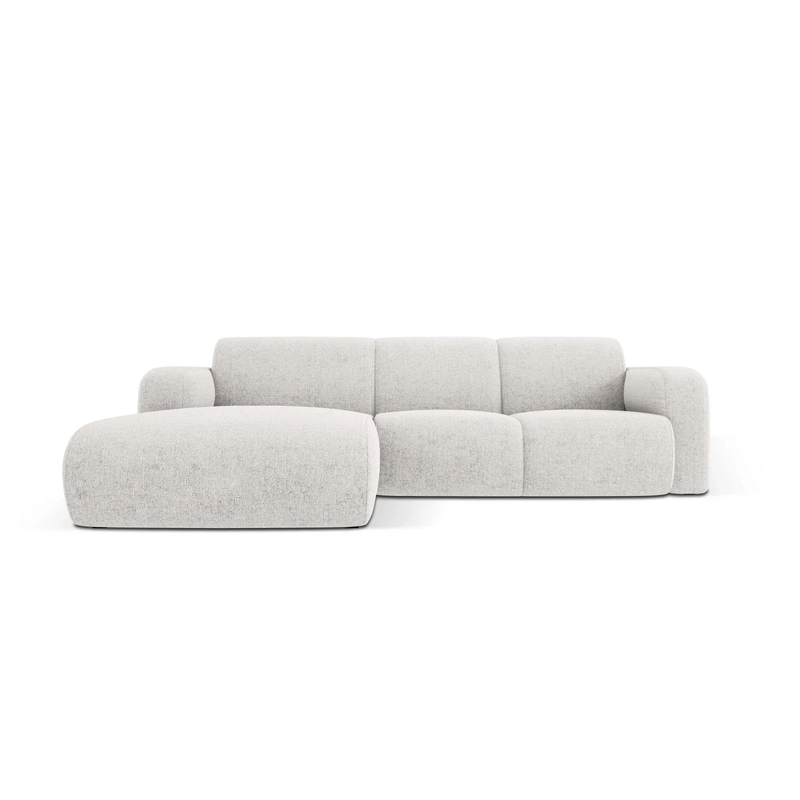 Molino 4-Sitzer Ecksofa Links, mit Bezug aus Chenille oder Boucle, 250x170 cm - Image 94