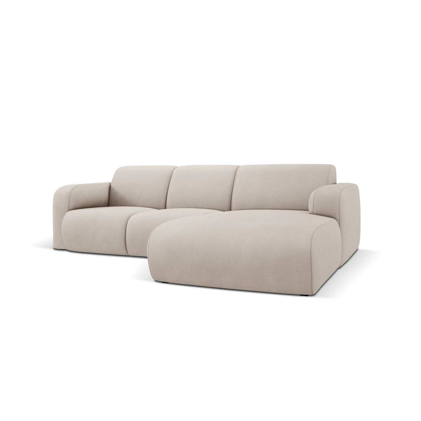 Molino 4-Sitzer Ecksofa Rechts, mit Bezug aus Chenille oder Boucle, 250x170 cm - Image 113