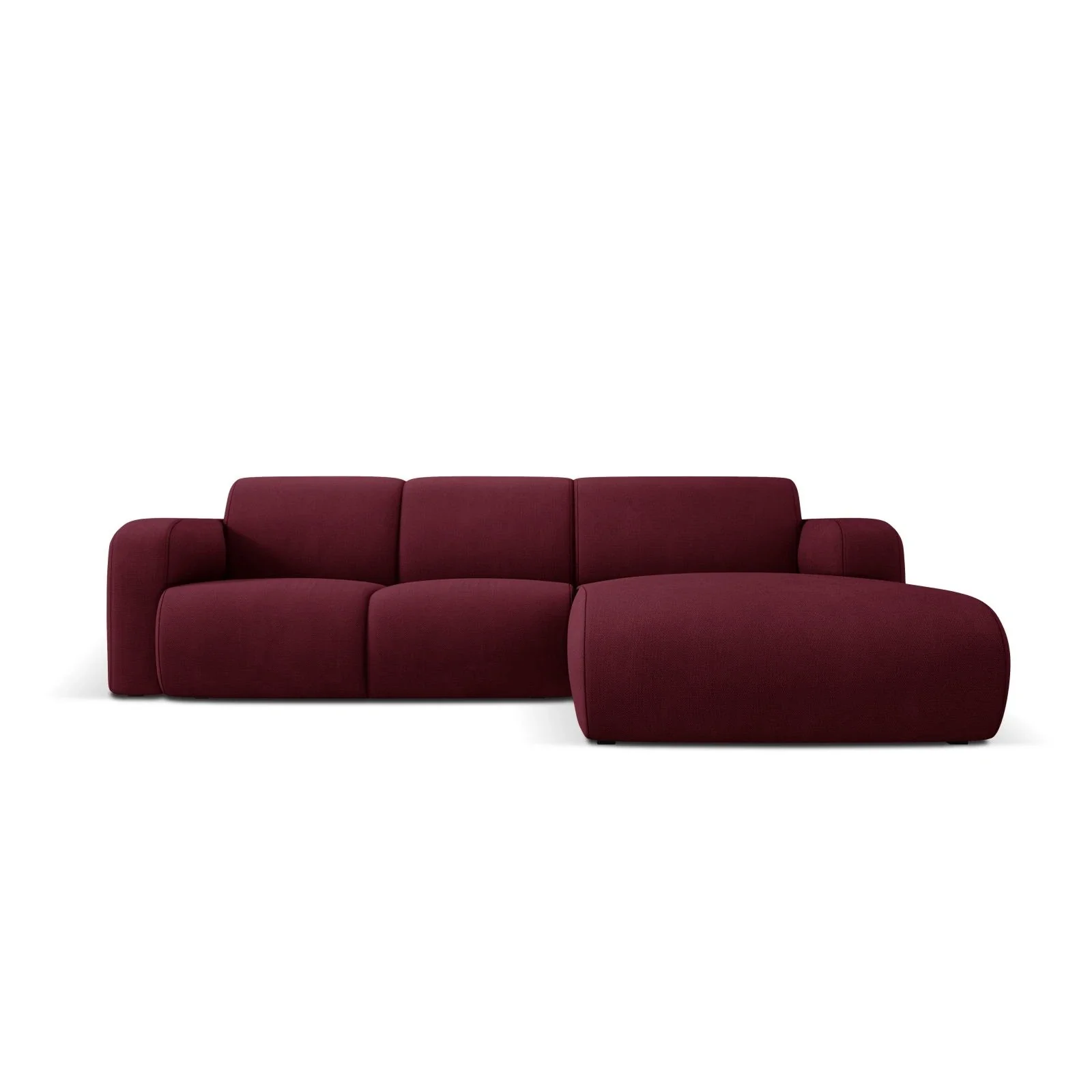 Molino 4-Sitzer Ecksofa Rechts, mit Bezug aus Chenille oder Boucle, 250x170 cm - Image 132