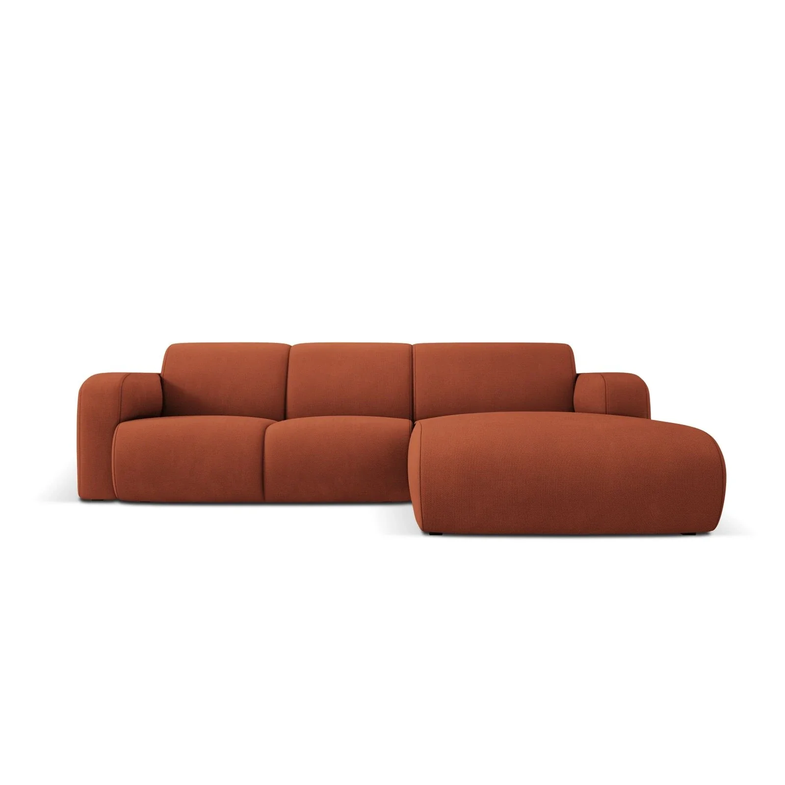 Molino 4-Sitzer Ecksofa Rechts, mit Bezug aus Chenille oder Boucle, 250x170 cm - Image 143