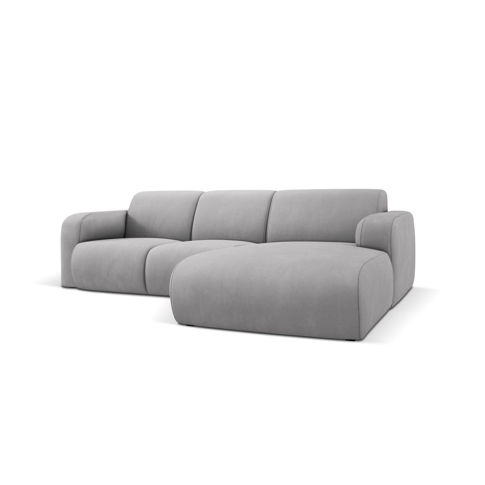 Molino 4-Sitzer Ecksofa Rechts, mit Bezug aus Chenille oder Boucle, 250x170 cm - Image 166