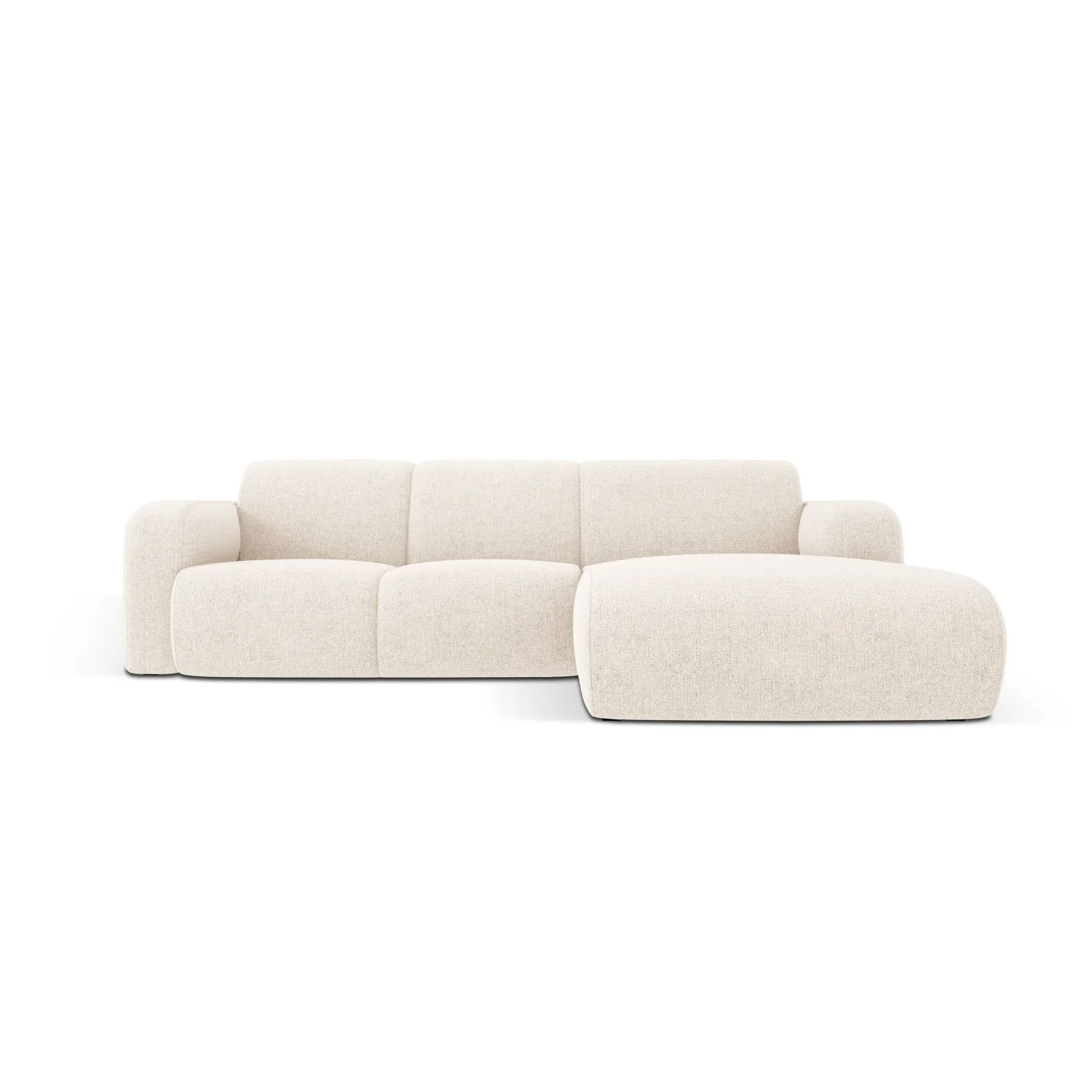 Molino 4-Sitzer Ecksofa Rechts, mit Bezug aus Chenille oder Boucle, 250x170 cm - Image 58