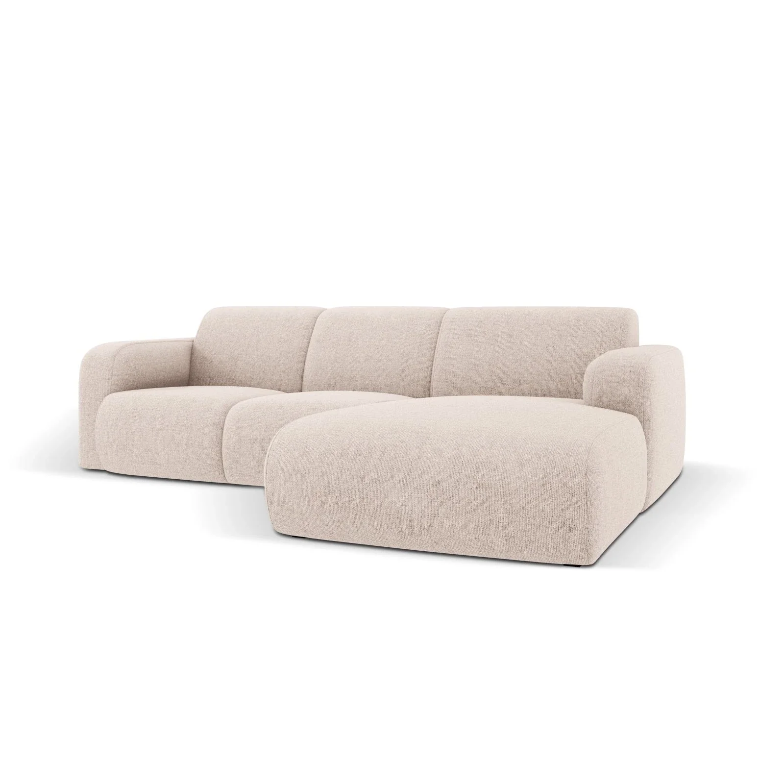 Molino 4-Sitzer Ecksofa Rechts, mit Bezug aus Chenille oder Boucle, 250x170 cm - Image 66