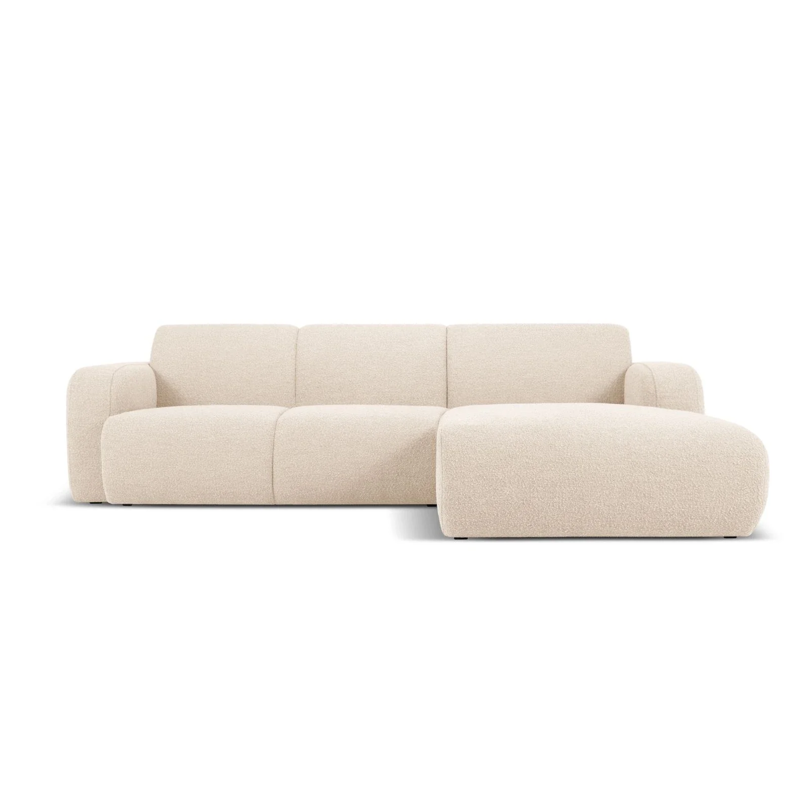 Molino 4-Sitzer Ecksofa Rechts, mit Bezug aus Chenille oder Boucle, 250x170 cm - Image 9
