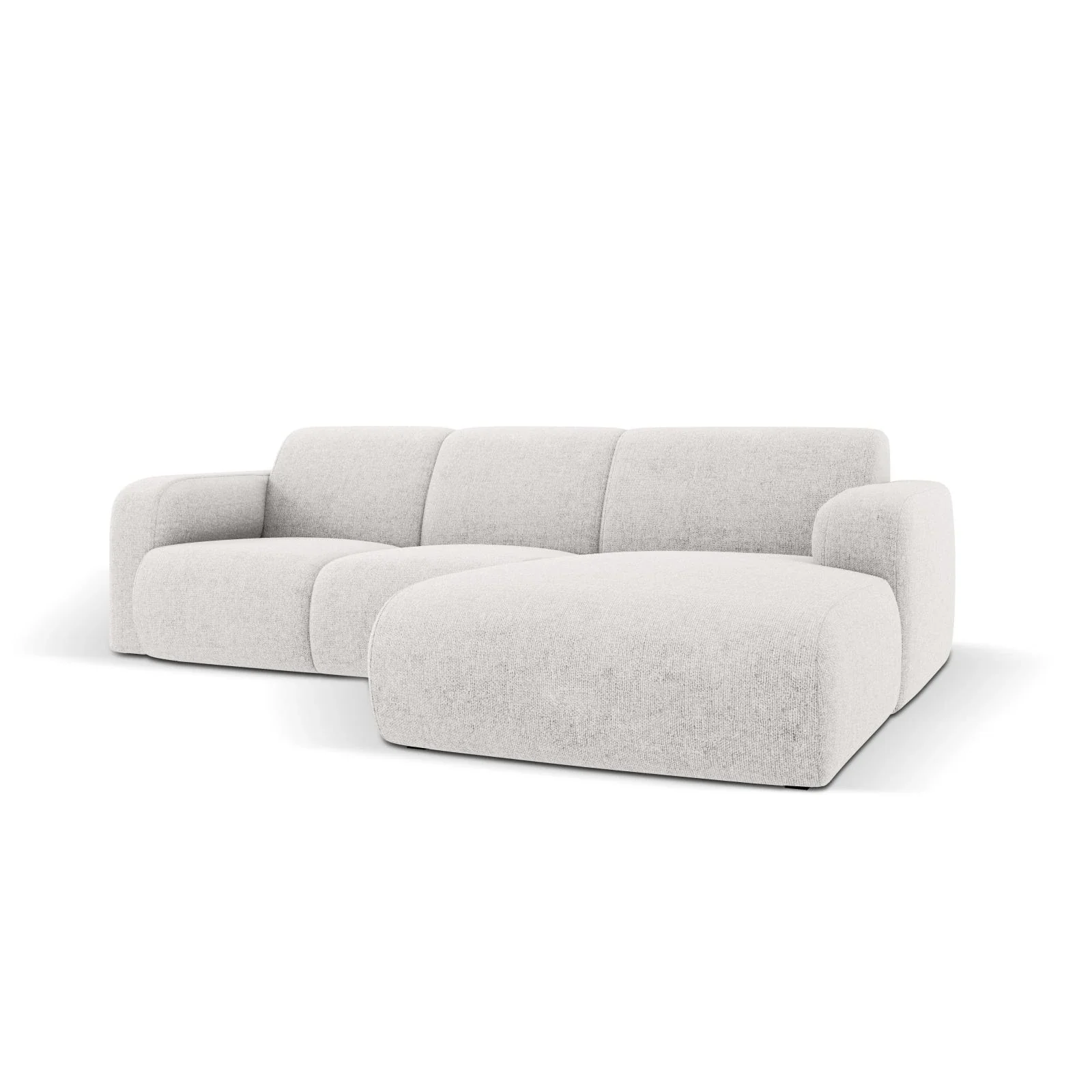 Molino 4-Sitzer Ecksofa Rechts, mit Bezug aus Chenille oder Boucle, 250x170 cm - Image 96