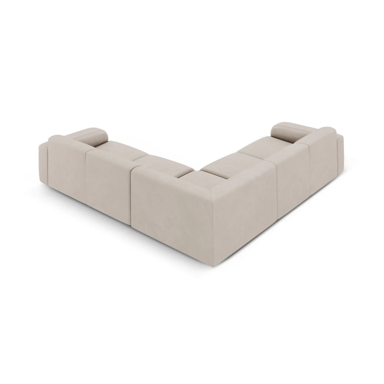 Molino 5-Sitzer Ecksofa symmetrisch, mit Bezug aus Chenille oder Boucle, 252x252 cm - Image 104
