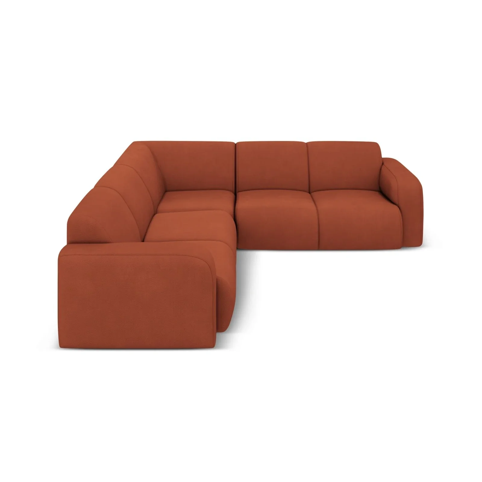 Molino 5-Sitzer Ecksofa symmetrisch, mit Bezug aus Chenille oder Boucle, 252x252 cm - Image 133