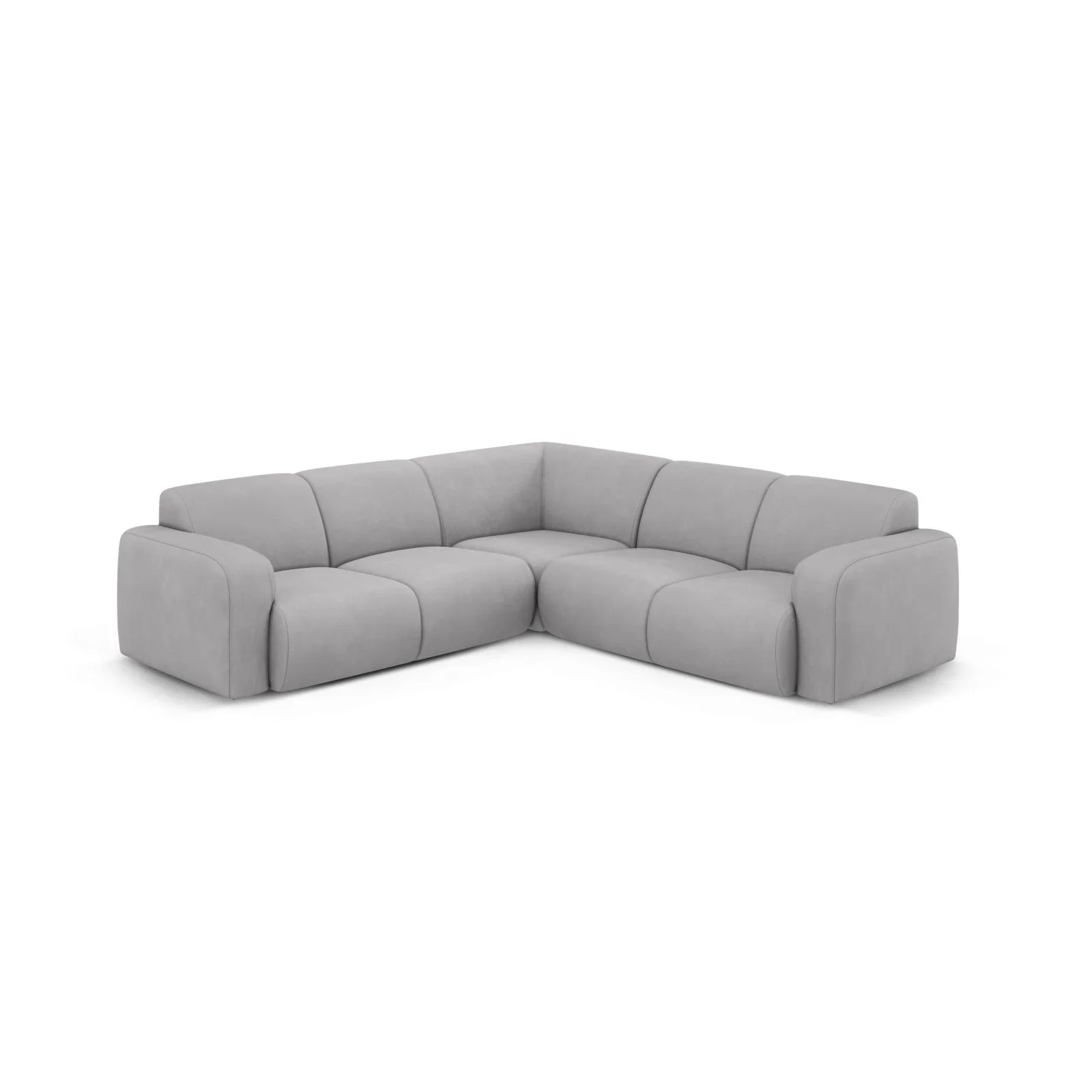 Molino 5-Sitzer Ecksofa symmetrisch, mit Bezug aus Chenille oder Boucle, 252x252 cm - Image 152