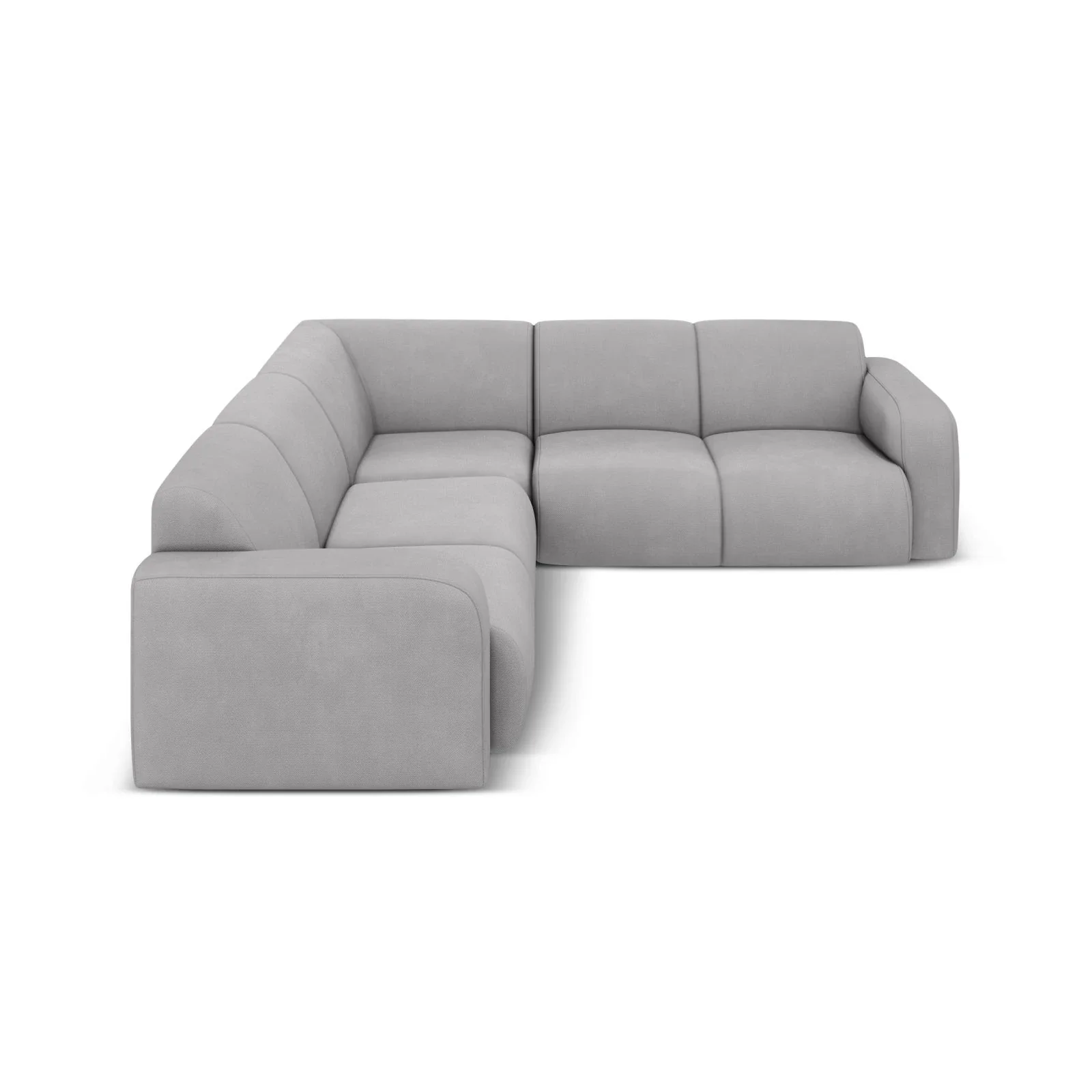 Molino 5-Sitzer Ecksofa symmetrisch, mit Bezug aus Chenille oder Boucle, 252x252 cm - Image 153