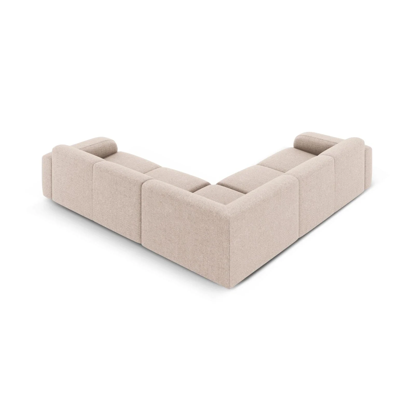 Molino 5-Sitzer Ecksofa symmetrisch, mit Bezug aus Chenille oder Boucle, 252x252 cm - Image 64