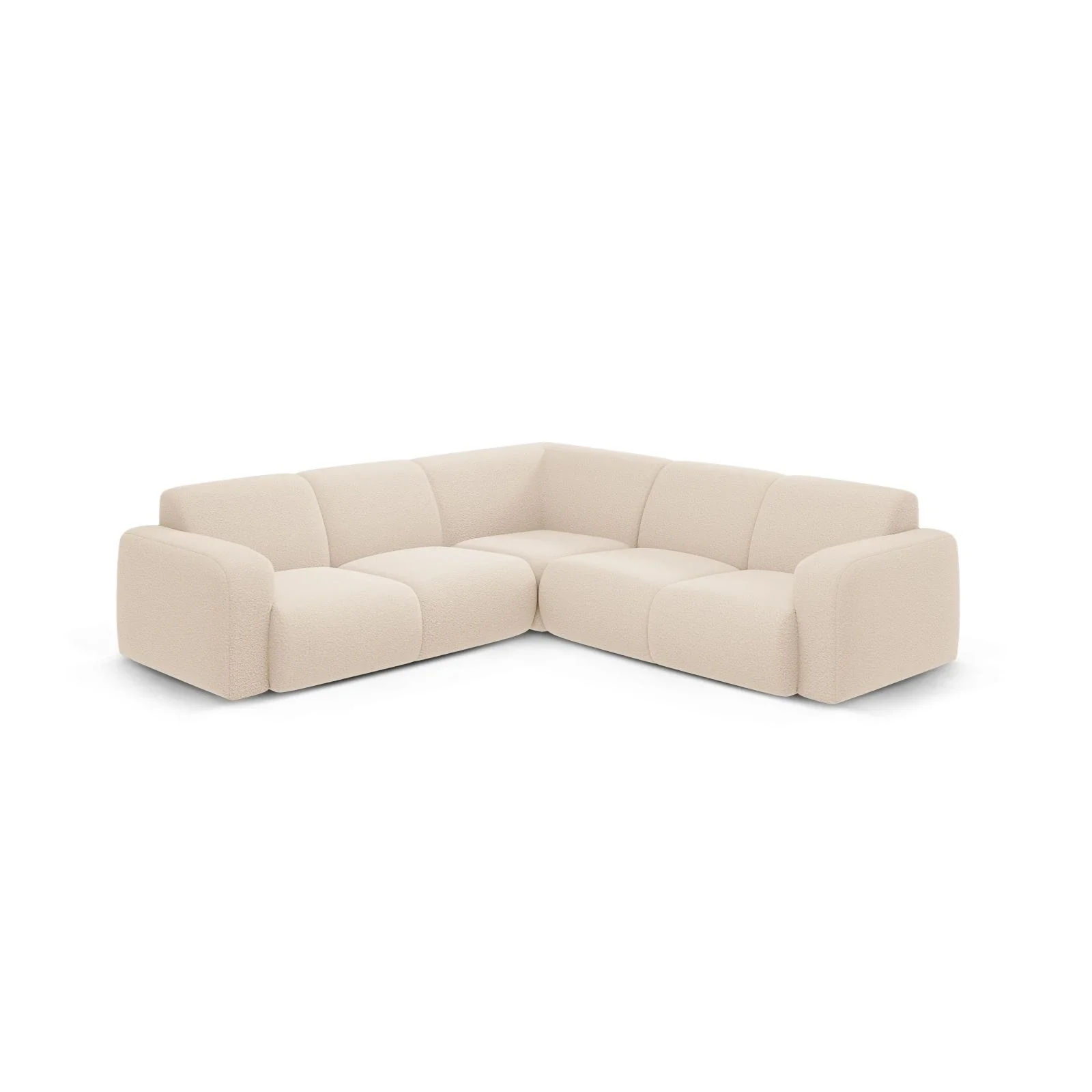 Molino 5-Sitzer Ecksofa symmetrisch, mit Bezug aus Chenille oder Boucle, 252x252 cm - Image 8