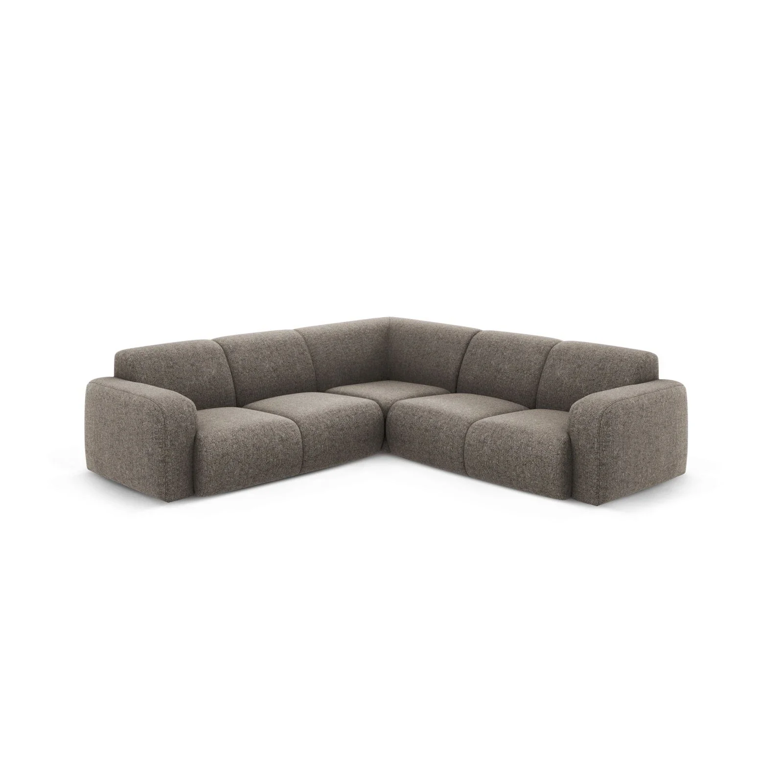 Molino 5-Sitzer Ecksofa symmetrisch, mit Bezug aus Chenille oder Boucle, 252x252 cm - Image 92