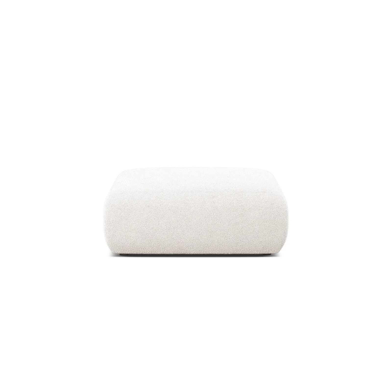 Molino Pouf aus Samt, Boucle oder Chenille, 100x100 cm