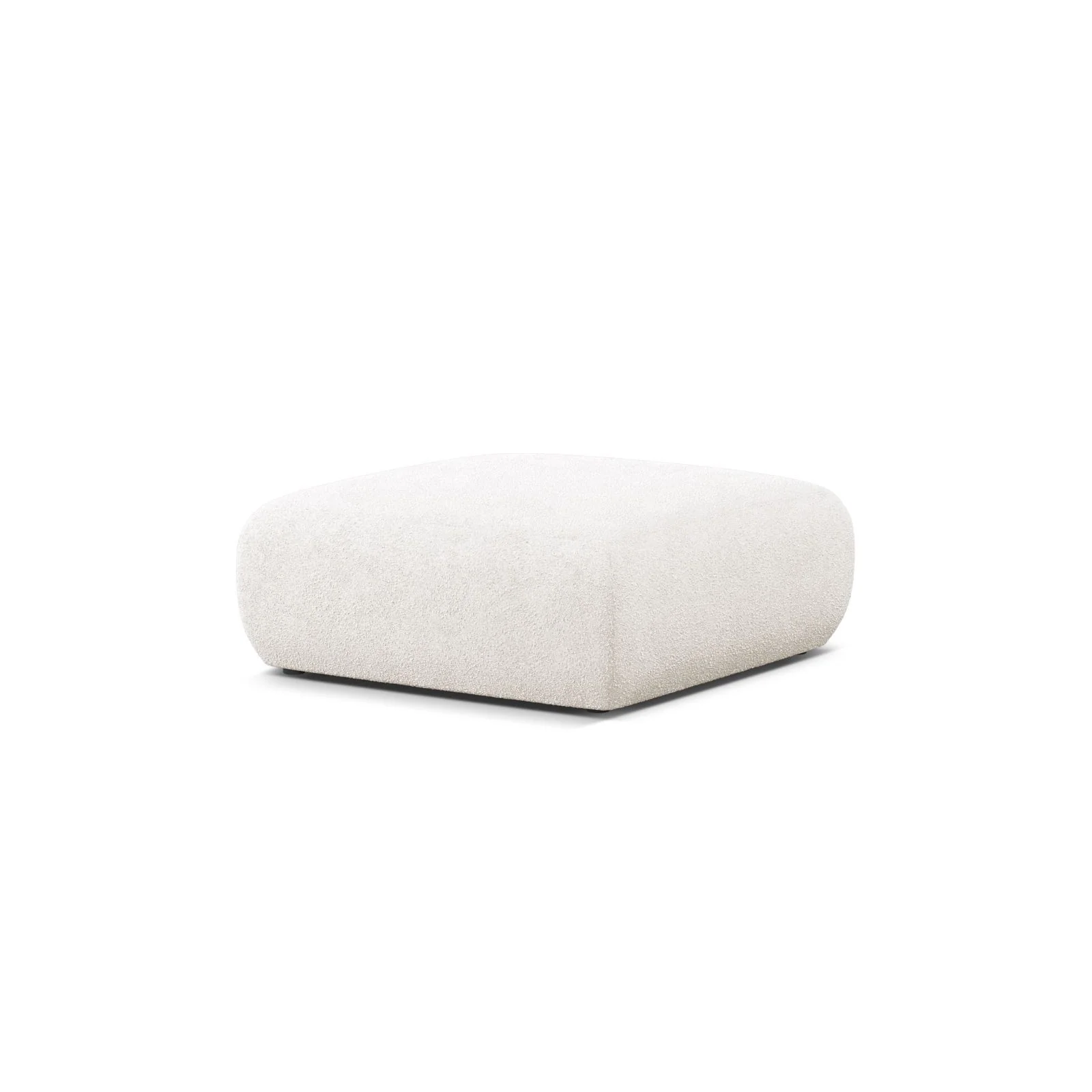 Molino Pouf aus Samt, Boucle oder Chenille, 100x100 cm - Image 3
