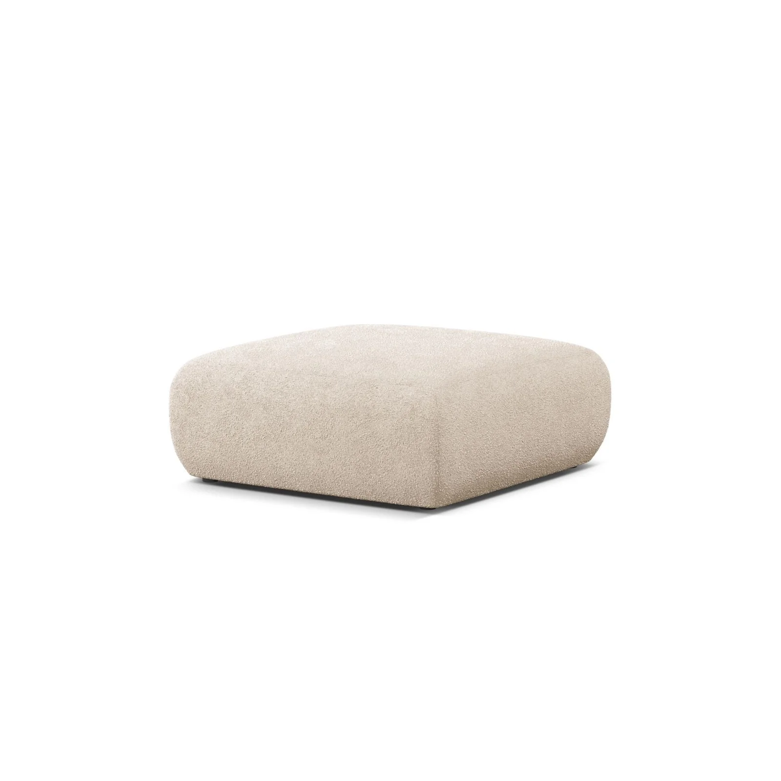 Molino Pouf aus Samt, Boucle oder Chenille, 100x100 cm - Image 7