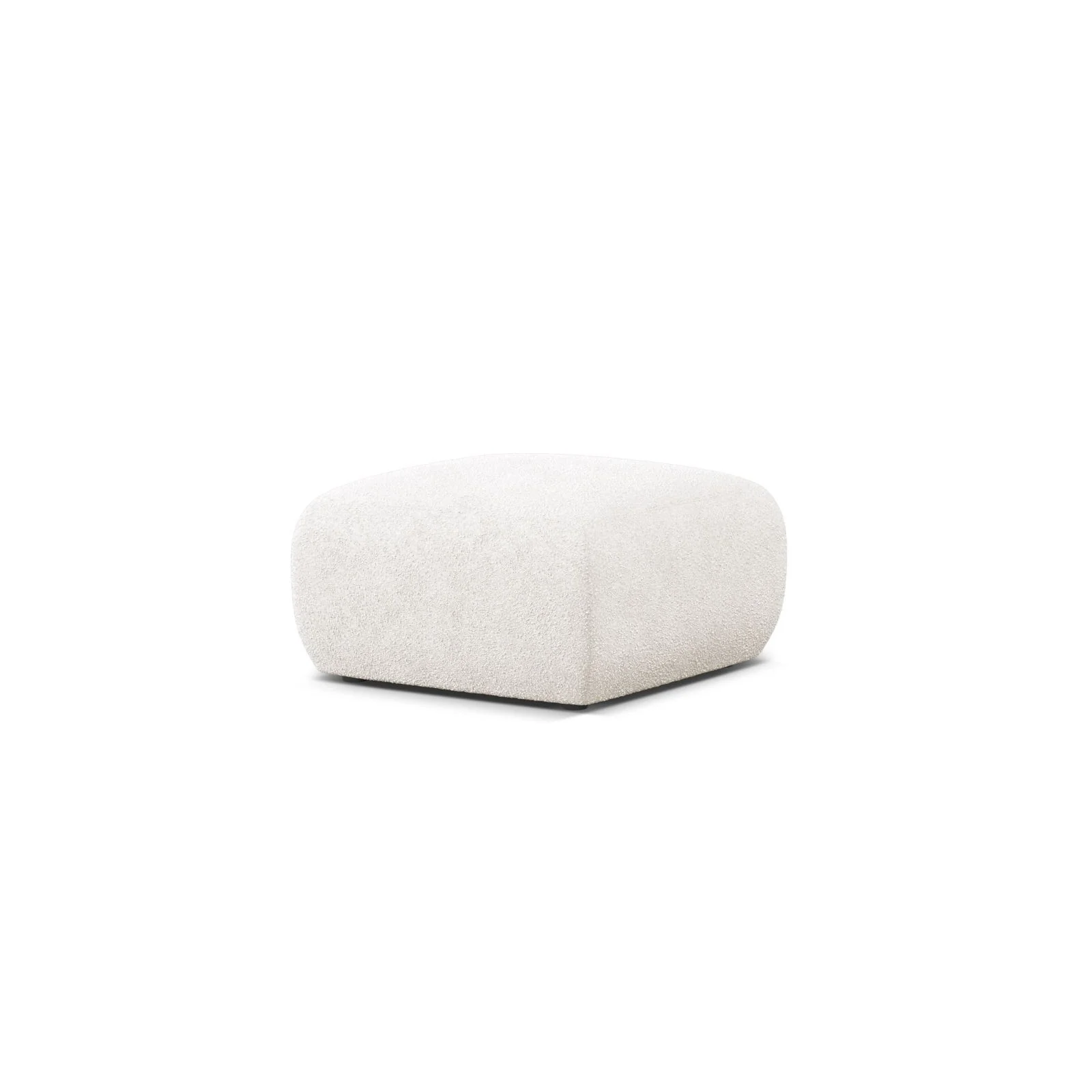 Molino Pouf aus Samt, Boucle oder Chenille, 75x75 cm - Image 3