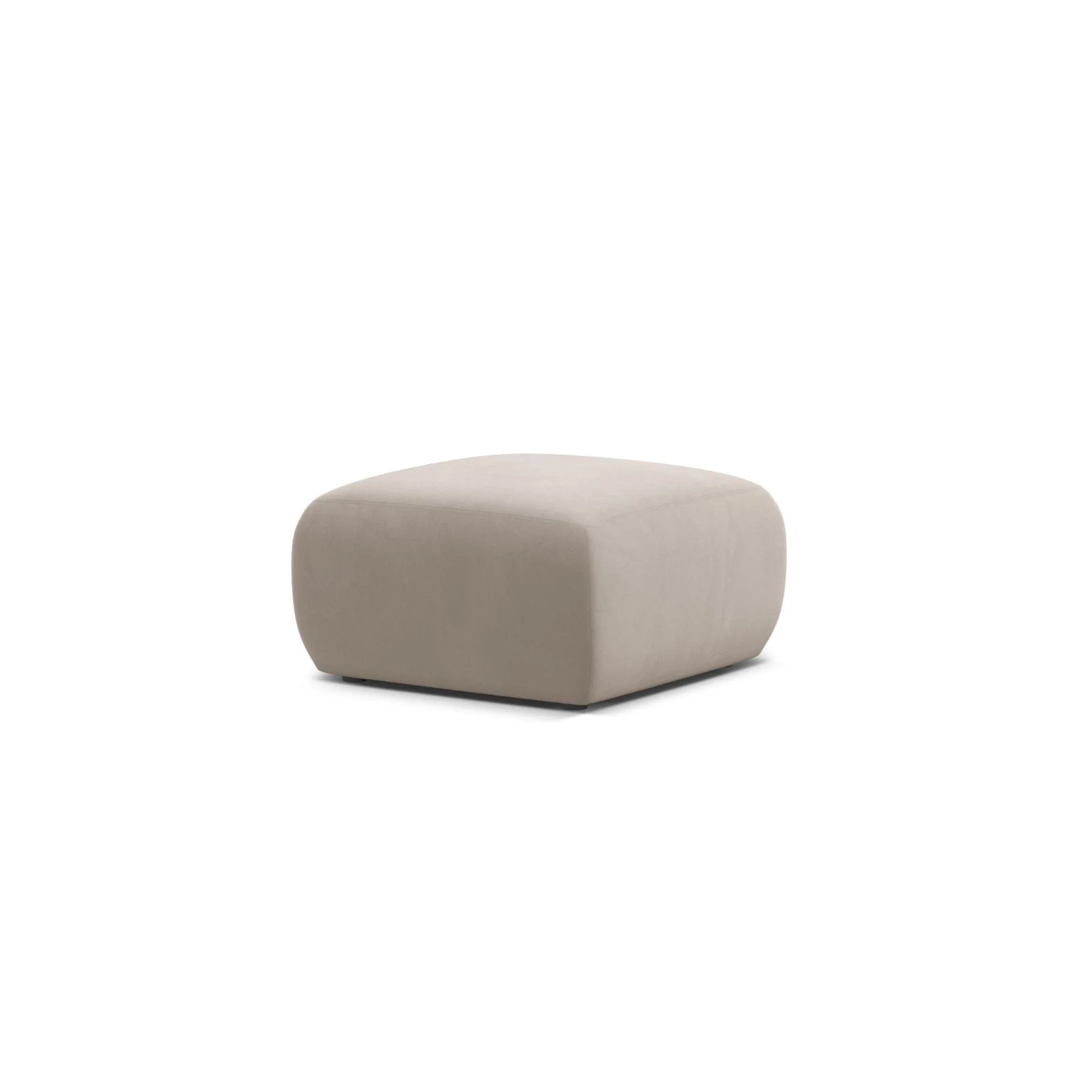 Molino Pouf aus Samt, Boucle oder Chenille, 75x75 cm - Image 76