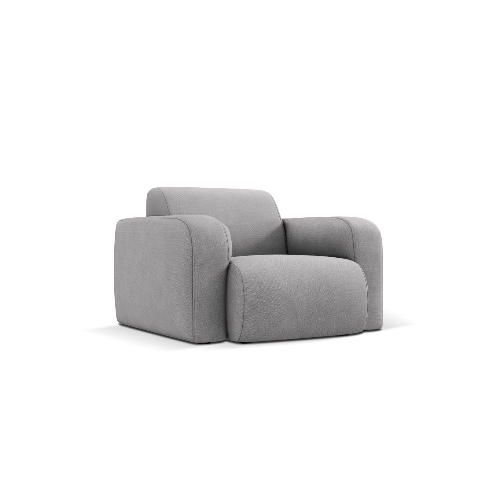 Molino Sessel mit Bezug aus Chenille oder Boucle, 105x95 cm - Image 155