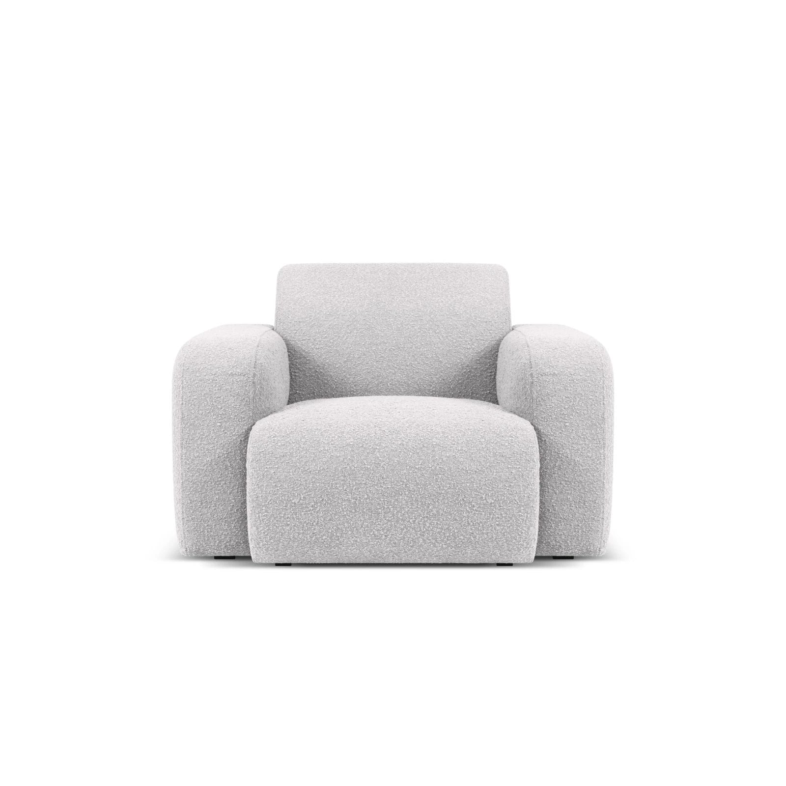 Molino Sessel mit Bezug aus Chenille oder Boucle, 105x95 cm - Image 32