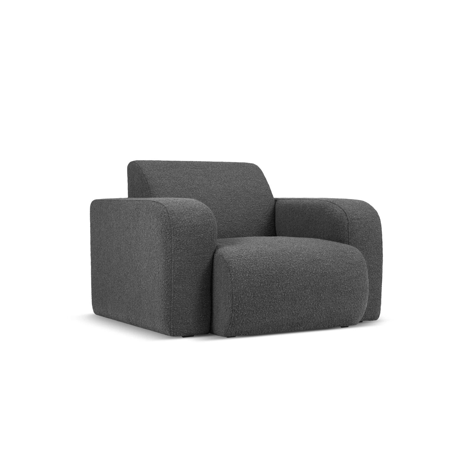 Molino Sessel mit Bezug aus Chenille oder Boucle, 105x95 cm - Image 39