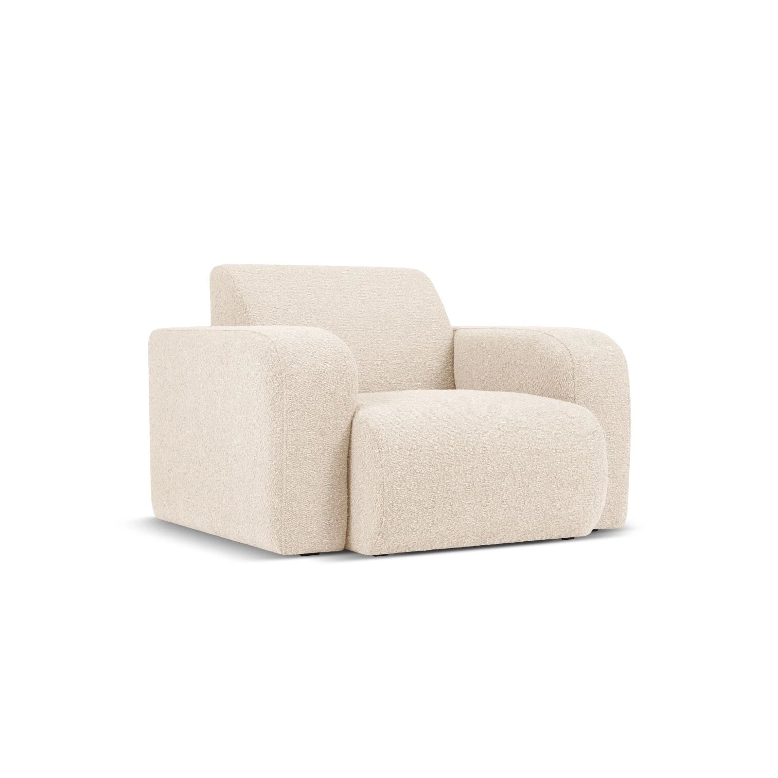Molino Sessel mit Bezug aus Chenille oder Boucle, 105x95 cm - Image 9