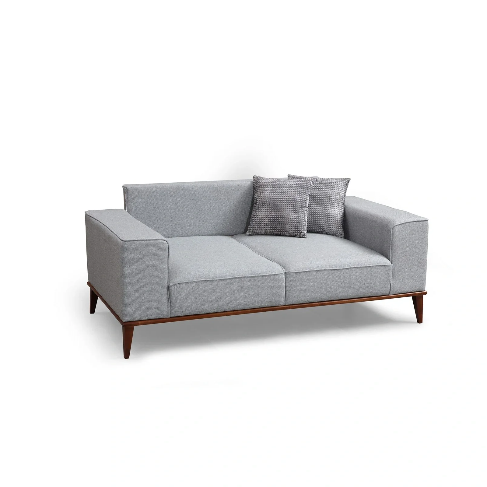 Montana 2-Sitzer Schlafsofa in Grau, 184x91 cm - Image 5