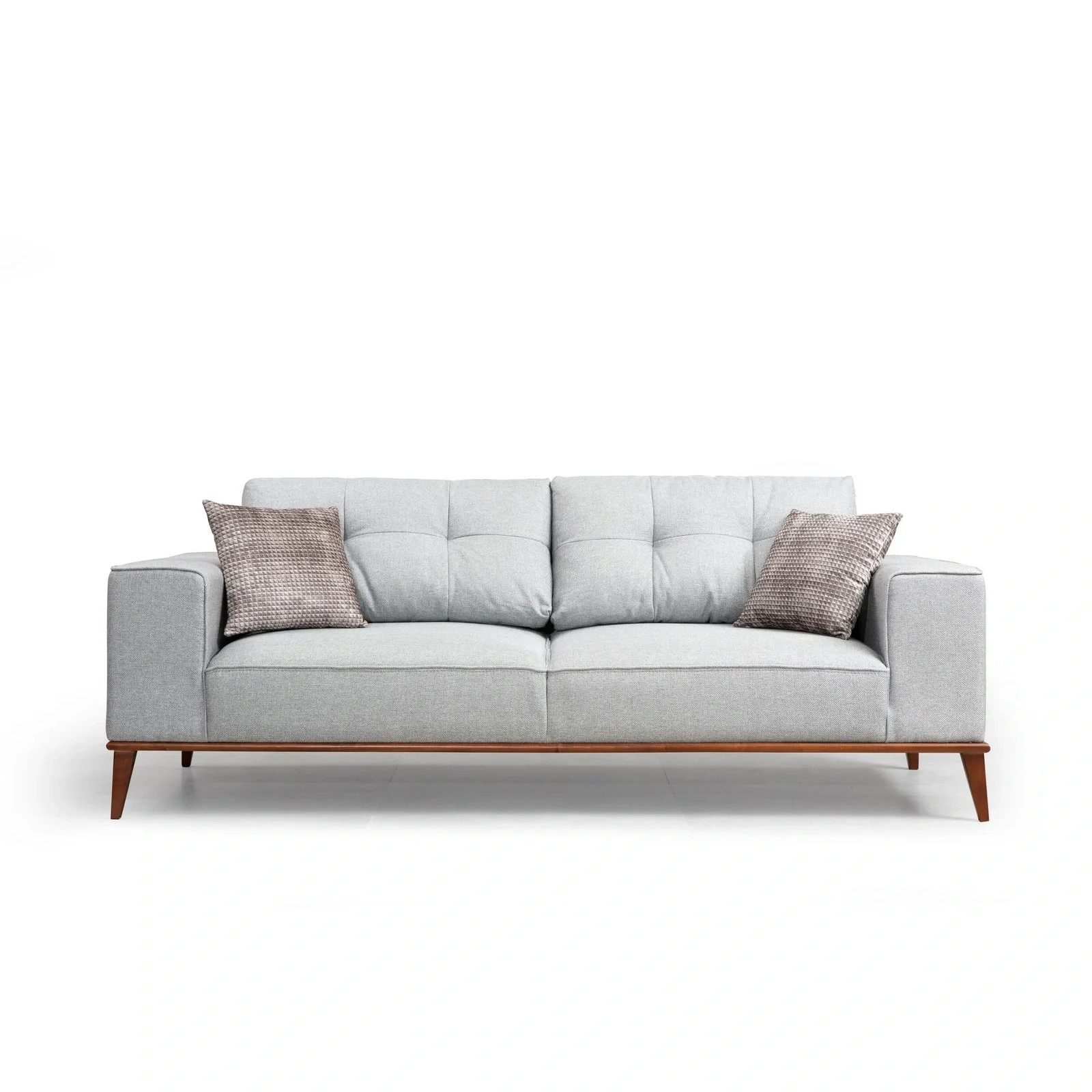 Montana 3-Sitzer Schlafsofa in Grau, 223x91 cm