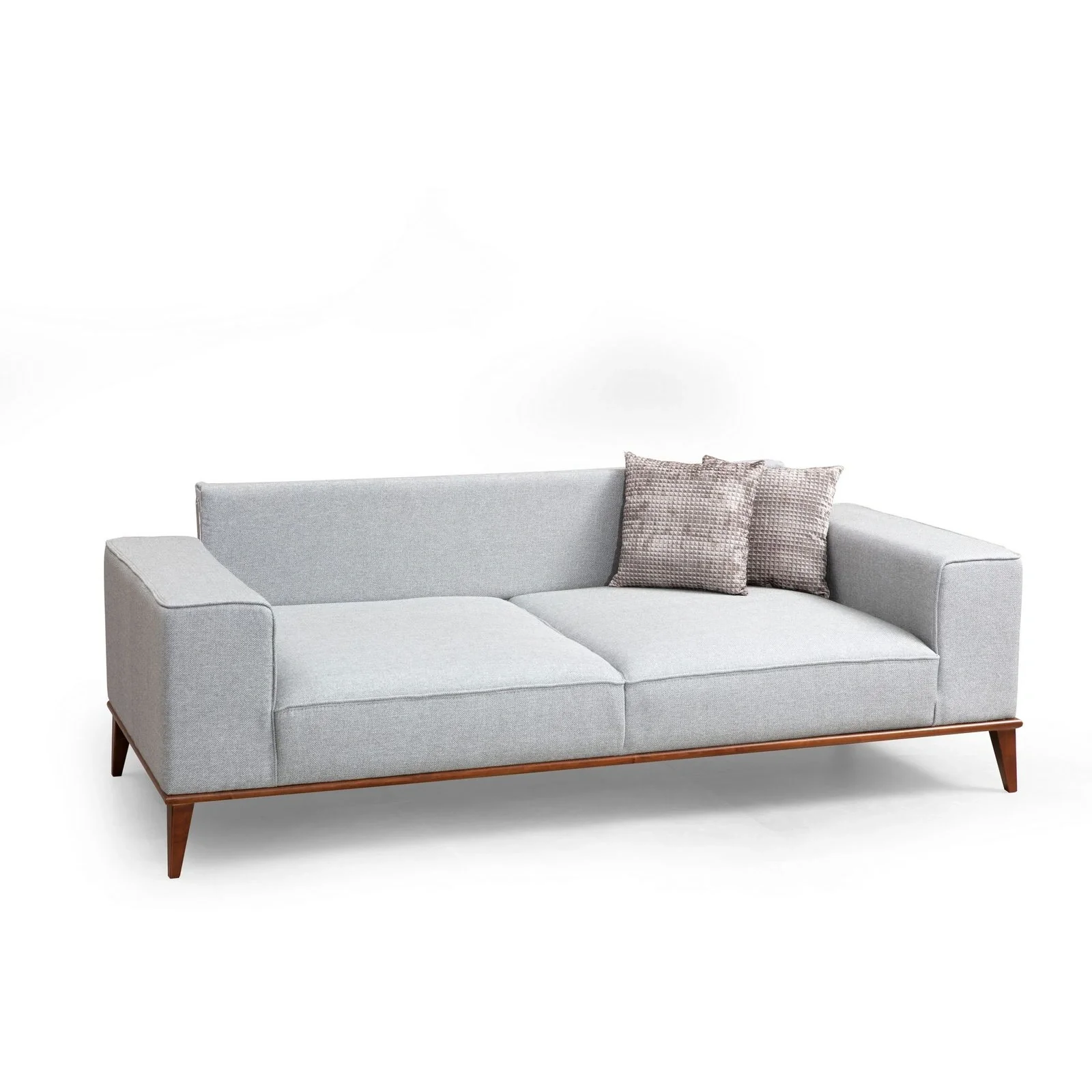 Montana 3-Sitzer Schlafsofa in Grau, 223x91 cm - Image 5