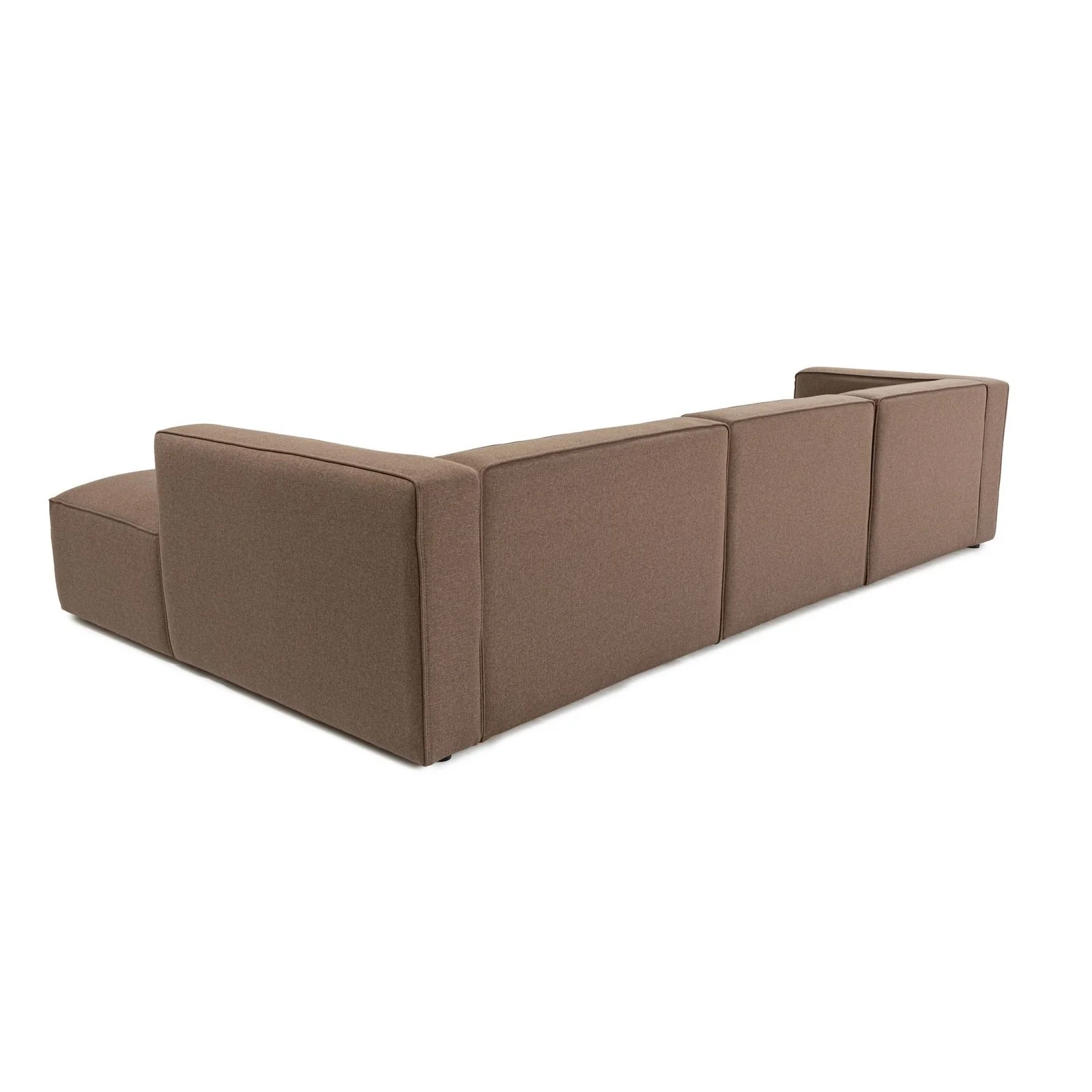 Mora XL Ecksofa, Rechte Seite, in Braun, 320x235 cm - Image 6