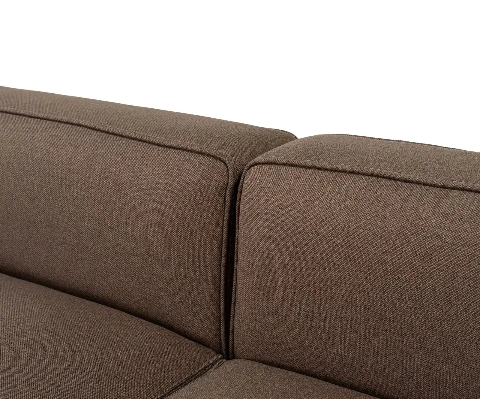 Mora XL Ecksofa, Rechte Seite, in Braun, 320x235 cm - Image 9
