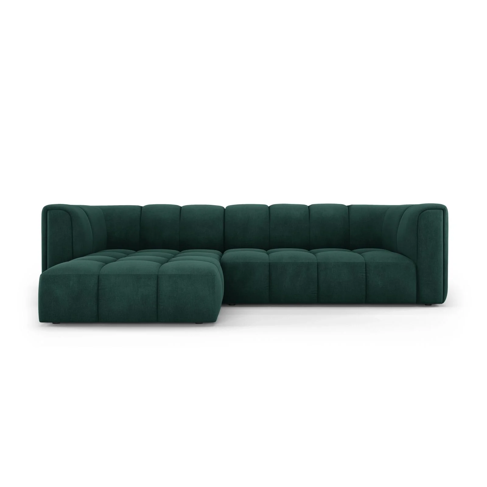 Moritz 3-Sitzer Ecksofa, Linke Seite, aus Samt oder Chenille, 256x160x70 cm - Image 25