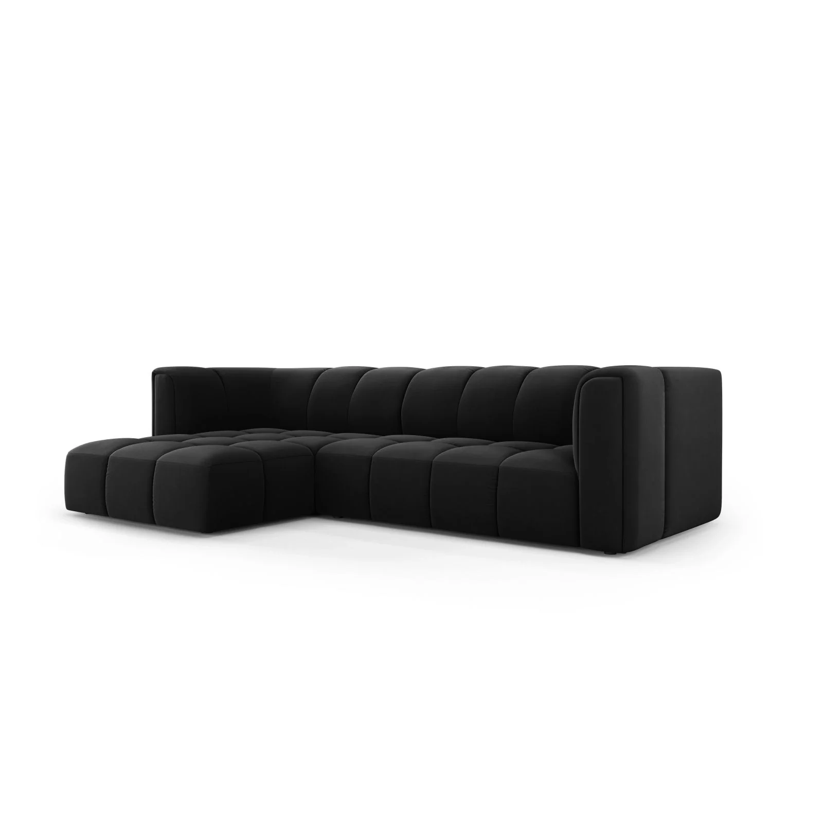 Moritz 3-Sitzer Ecksofa, Linke Seite, aus Samt oder Chenille, 256x160x70 cm - Image 45