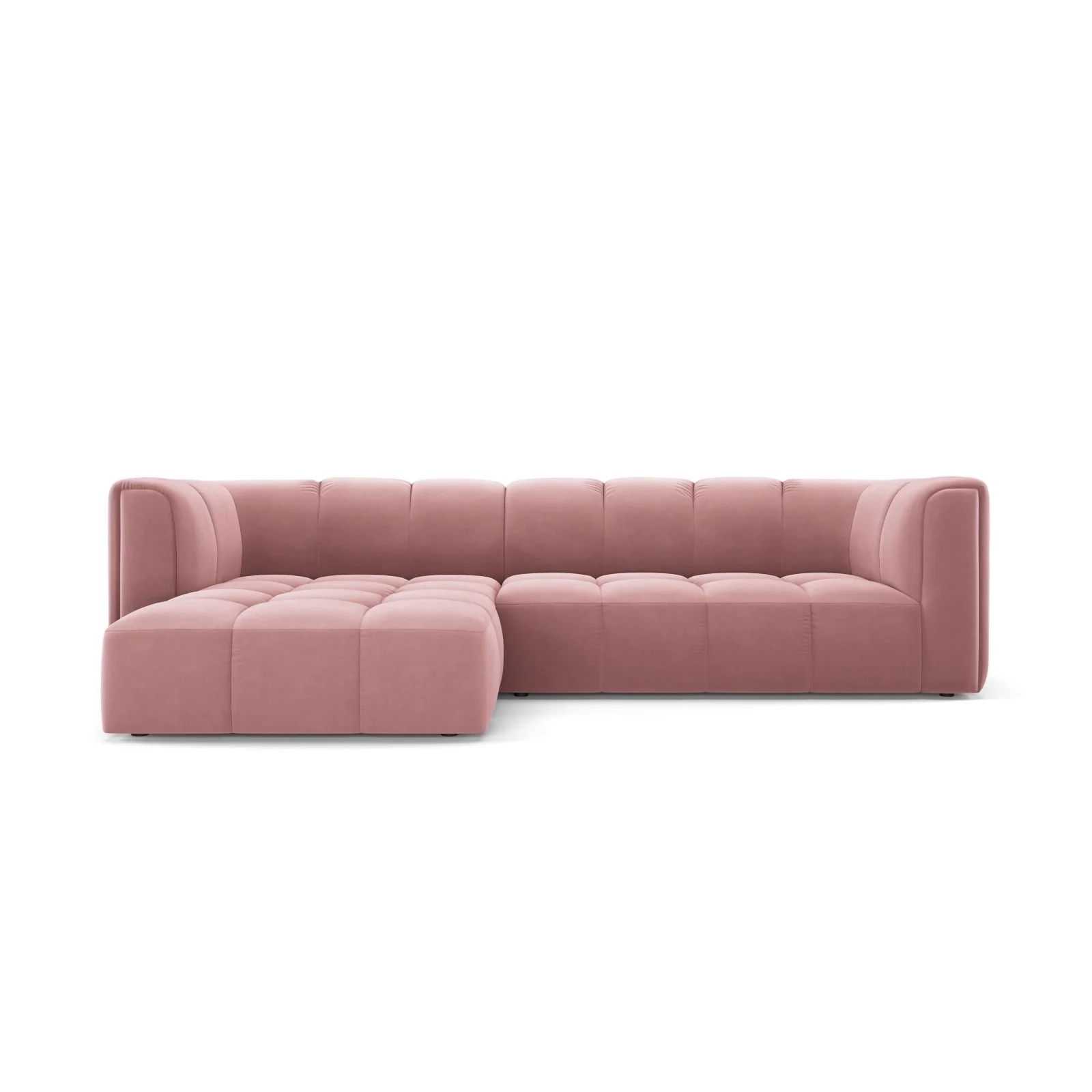 Moritz 3-Sitzer Ecksofa, Linke Seite, aus Samt oder Chenille, 256x160x70 cm - Image 50