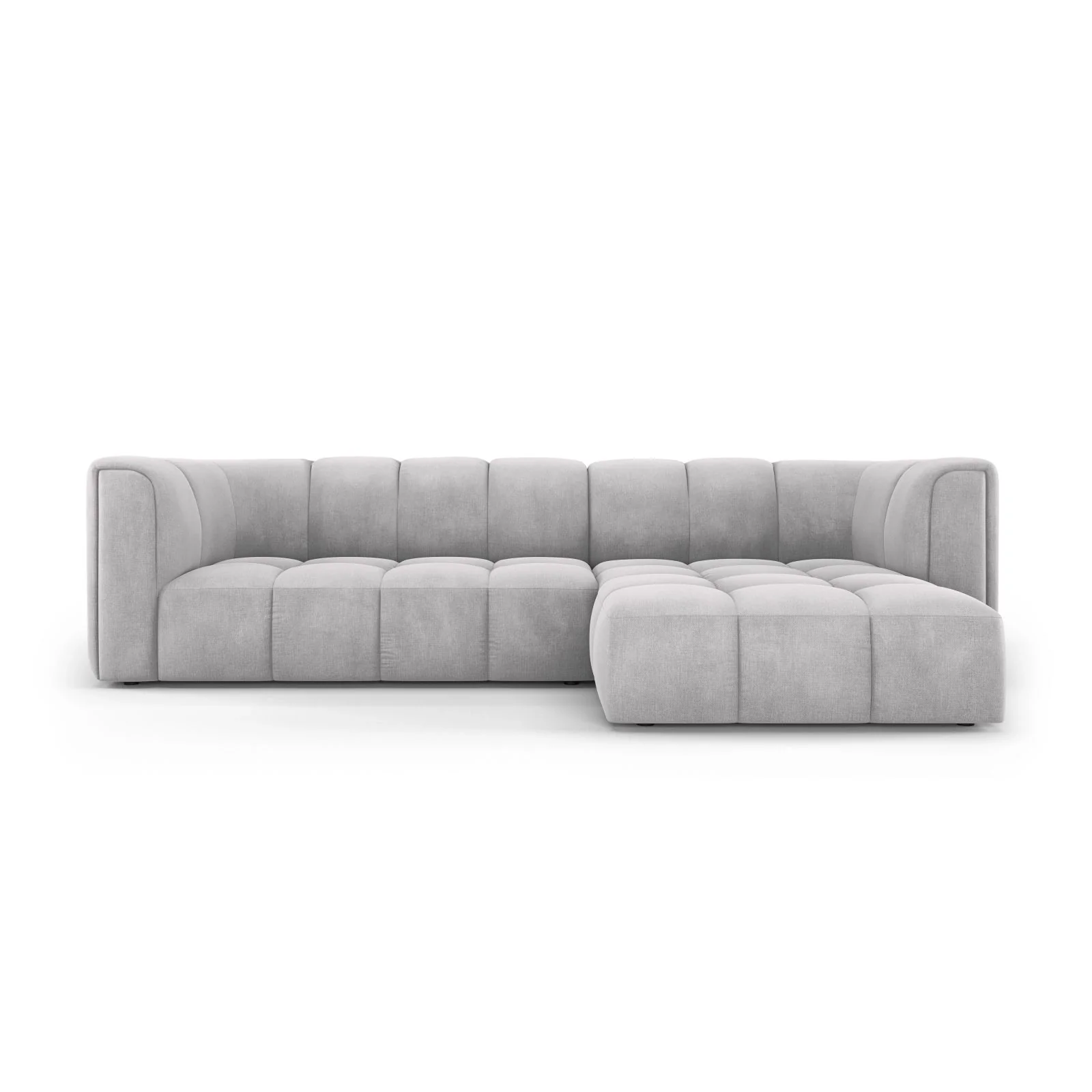 Moritz 3-Sitzer Ecksofa, Rechte Seite, aus Samt oder Chenille, 256x160x70 cm - Image 33